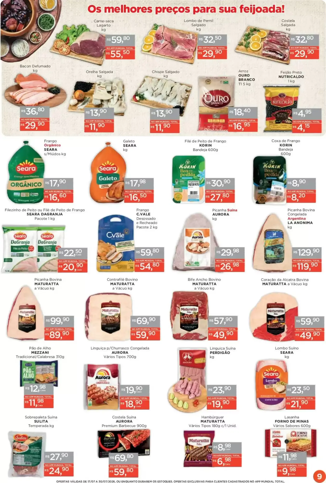 Encarte de Encarte Supermercados Mundial 17 de julho até 30 de julho 2026 - Pagina 9