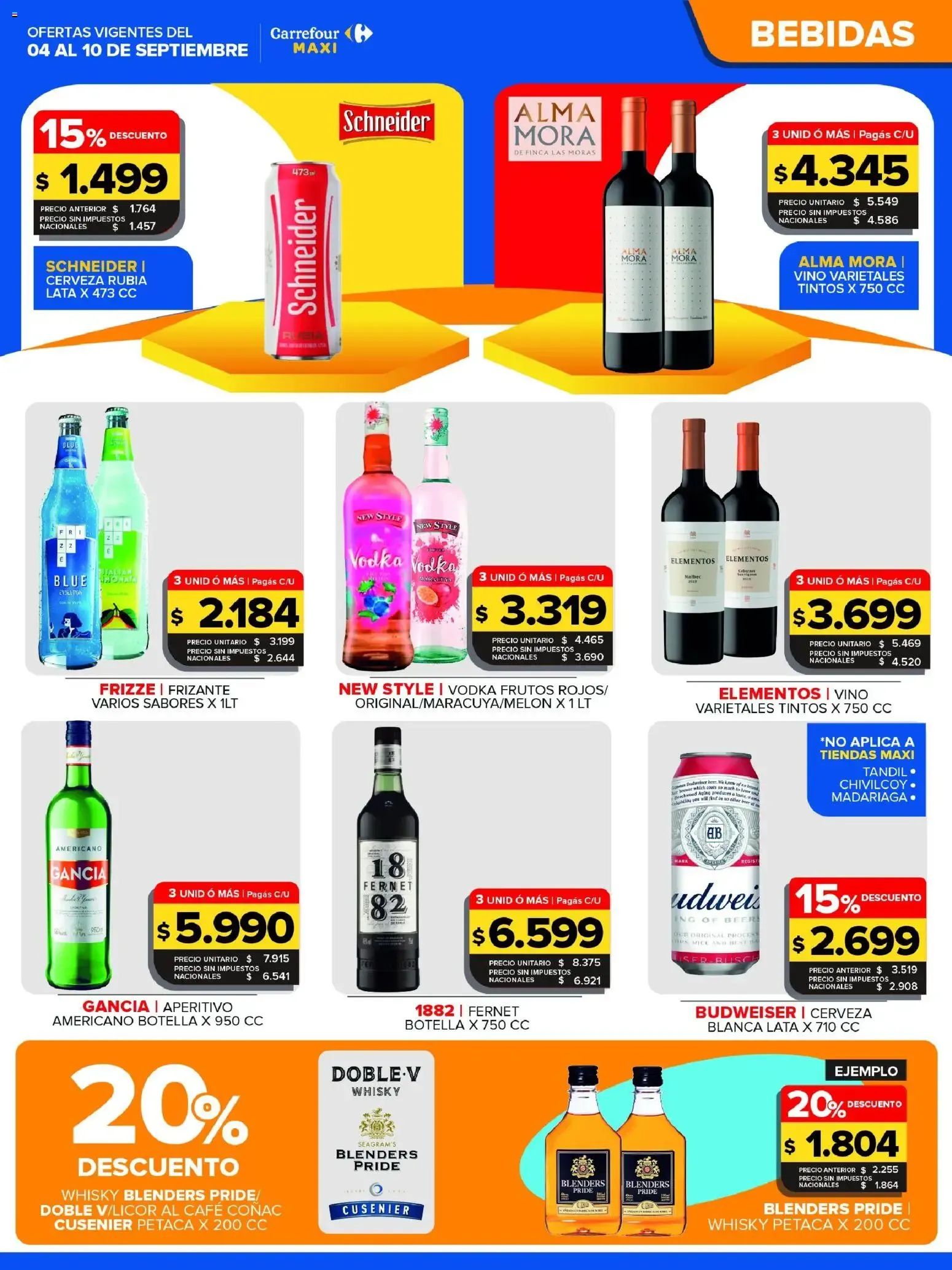 Ofertas de Carrefour Maxi catálogo del 04/09/2026 - 10/09/2026 4 de septiembre al 10 de septiembre 2026 - Página 3 del catálogo