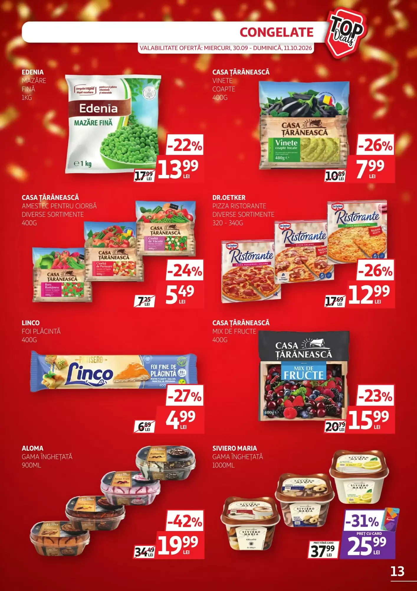 Catalog Catalog Auchan de la 30 septembrie până la 11 octombrie 2026 - Revista Pagina 13