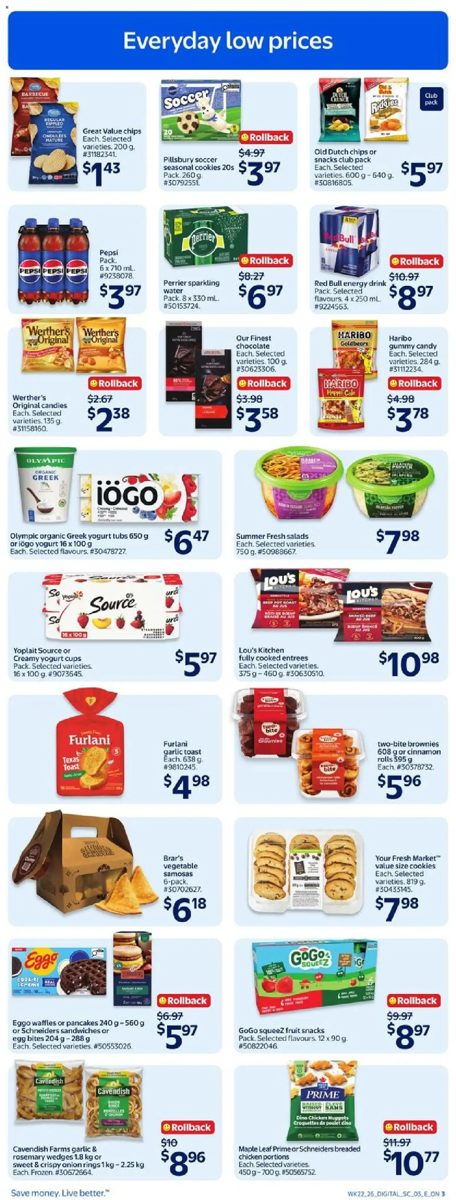 Walmart weekly flyer from Jun 25, 2026 > weekly specials & deals from June 25 to July 1 2026 - flyer page 6