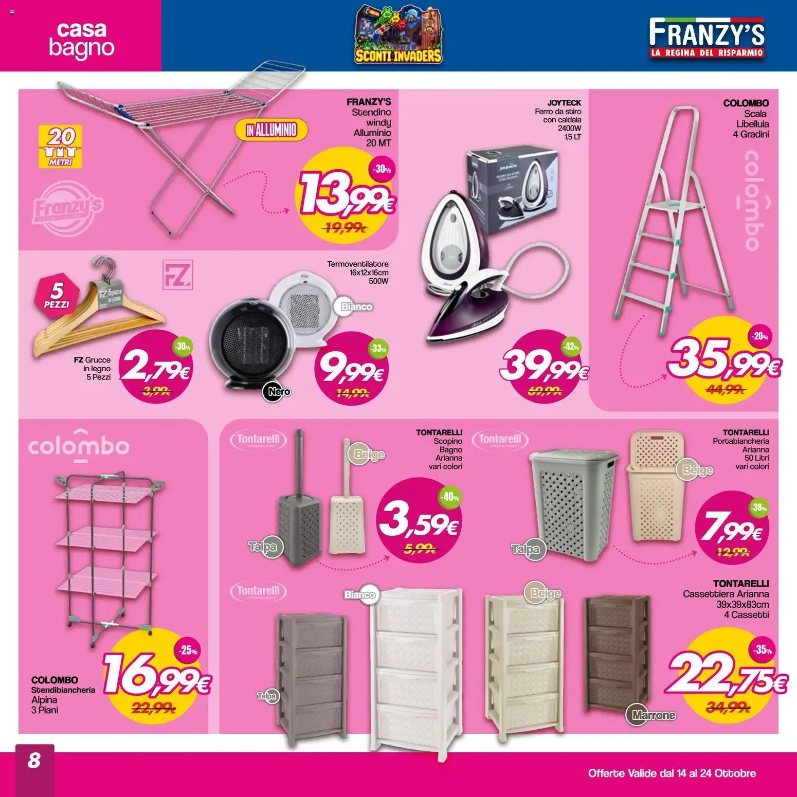 FRANZY'S LA REGINA DEL RISPARMIO da 14 ottobre a 24 ottobre di 2026 - Pagina del volantino 8