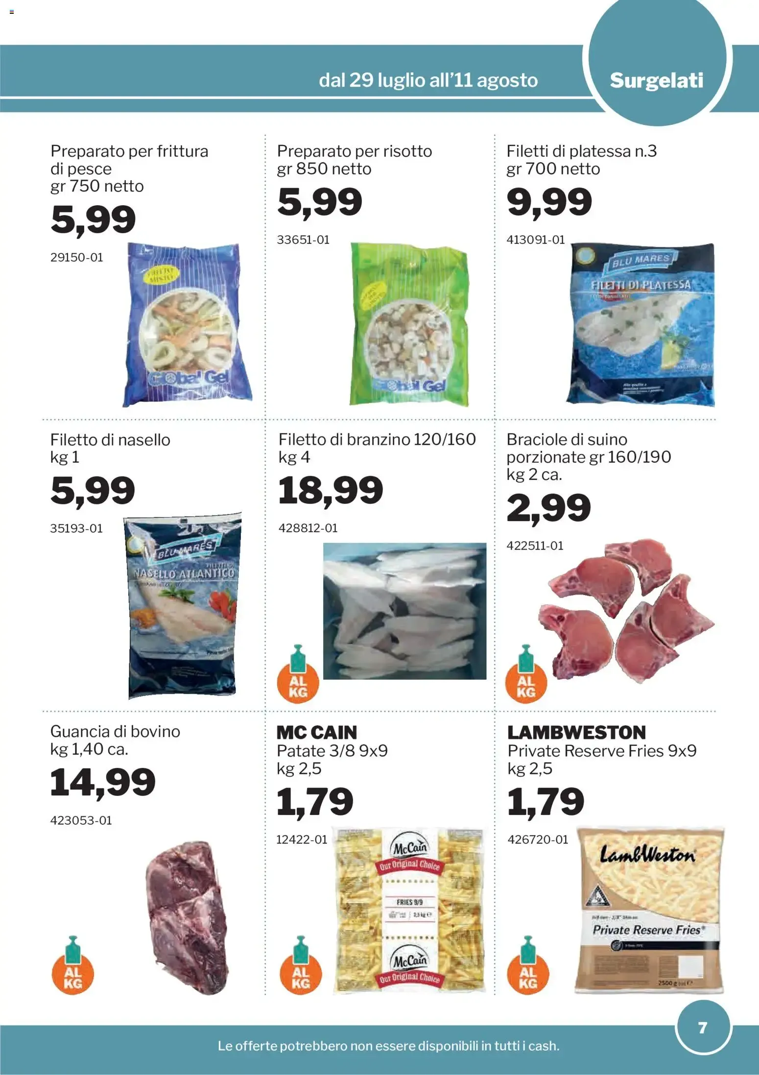 GrosMarket Promozioni da 29 luglio a 11 agosto di 2026 - Pagina del volantino 7