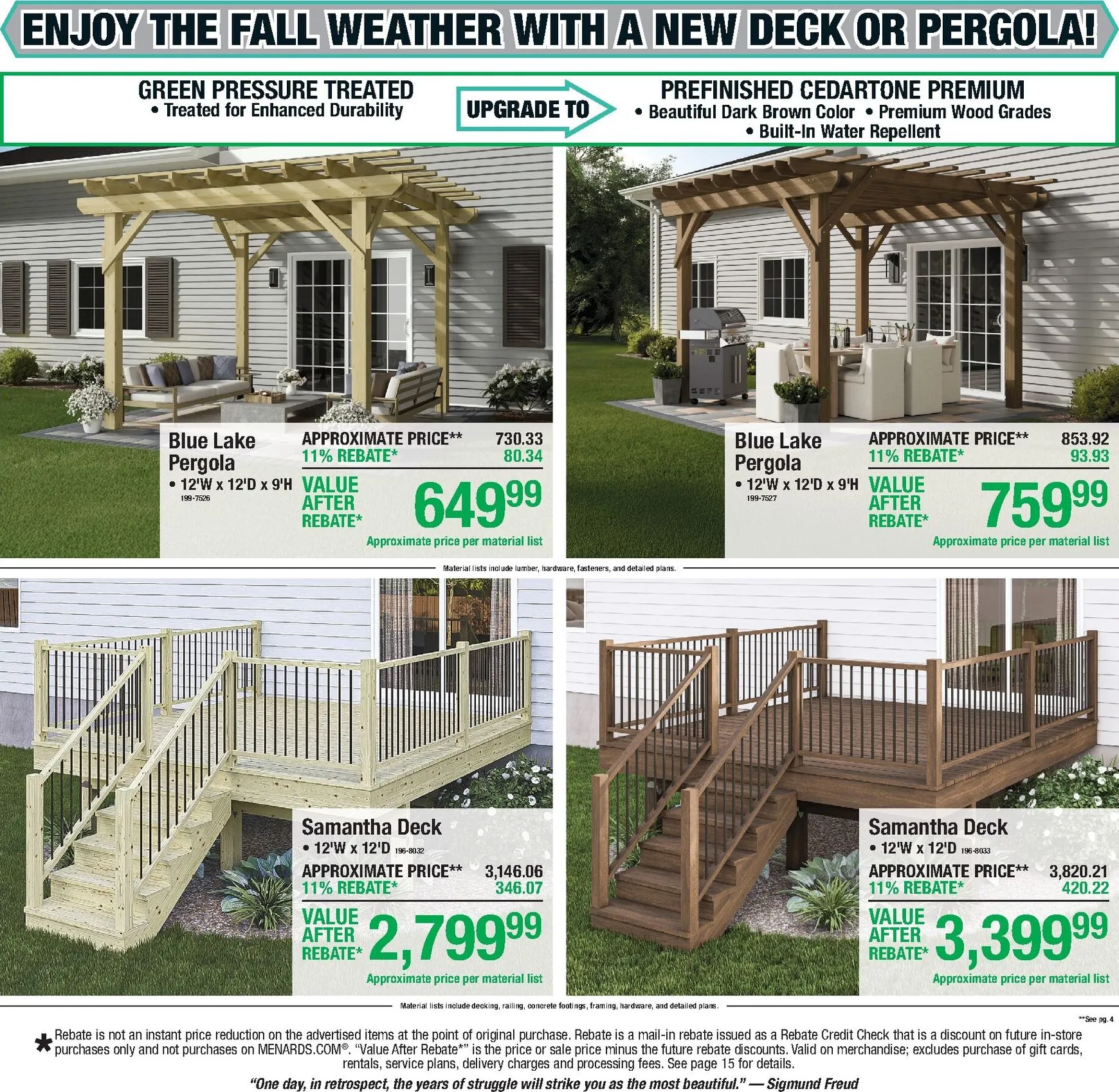 Weekly ad Current Menards leaflet valid from Thursday 10/15/2026 to Sunday 10/25/2026 from October 15 to October 25 2026 - Page 4