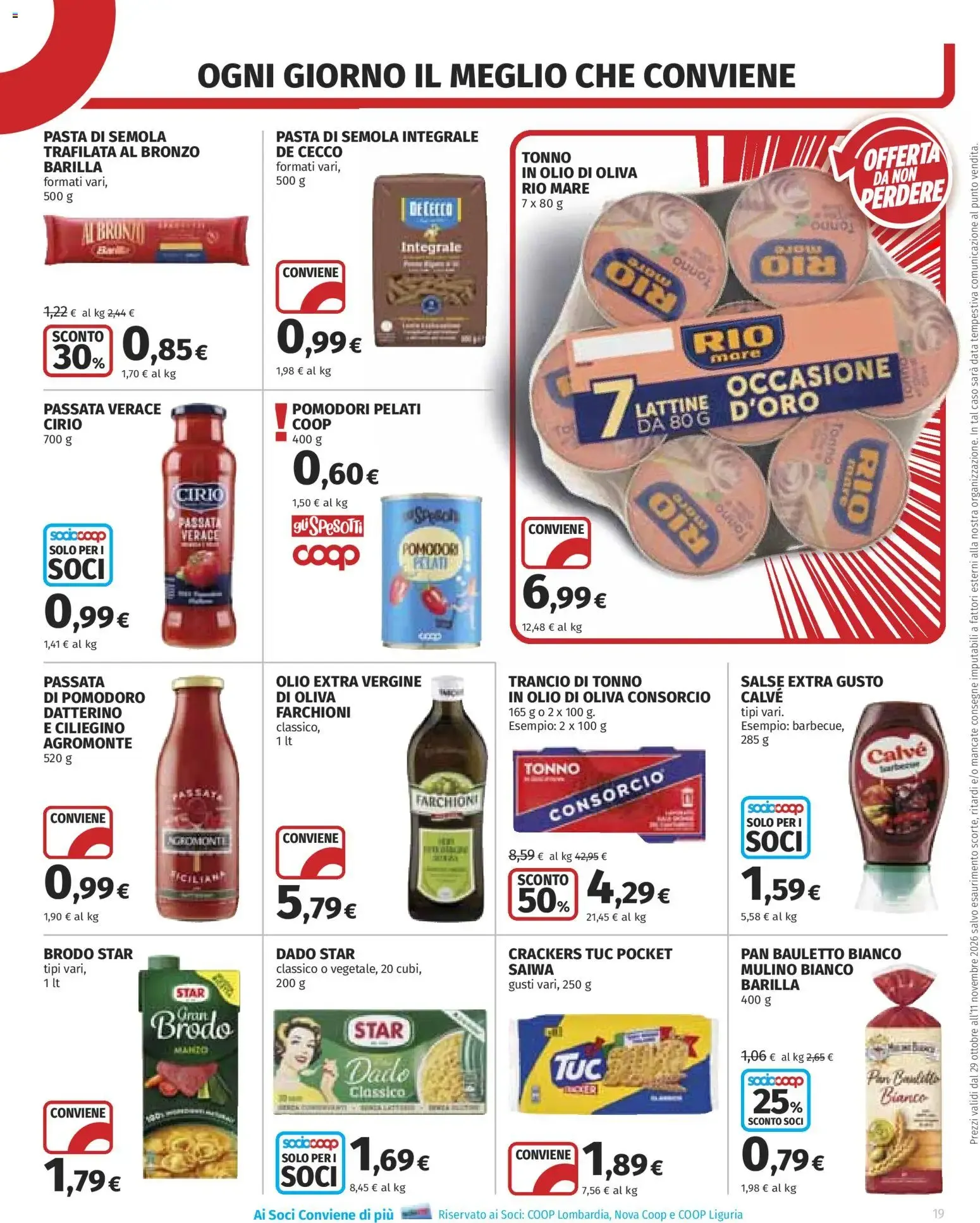 OFFERTE TOP Coop Superstore da 29 ottobre a 11 novembre di 2026 - Pagina del volantino 19