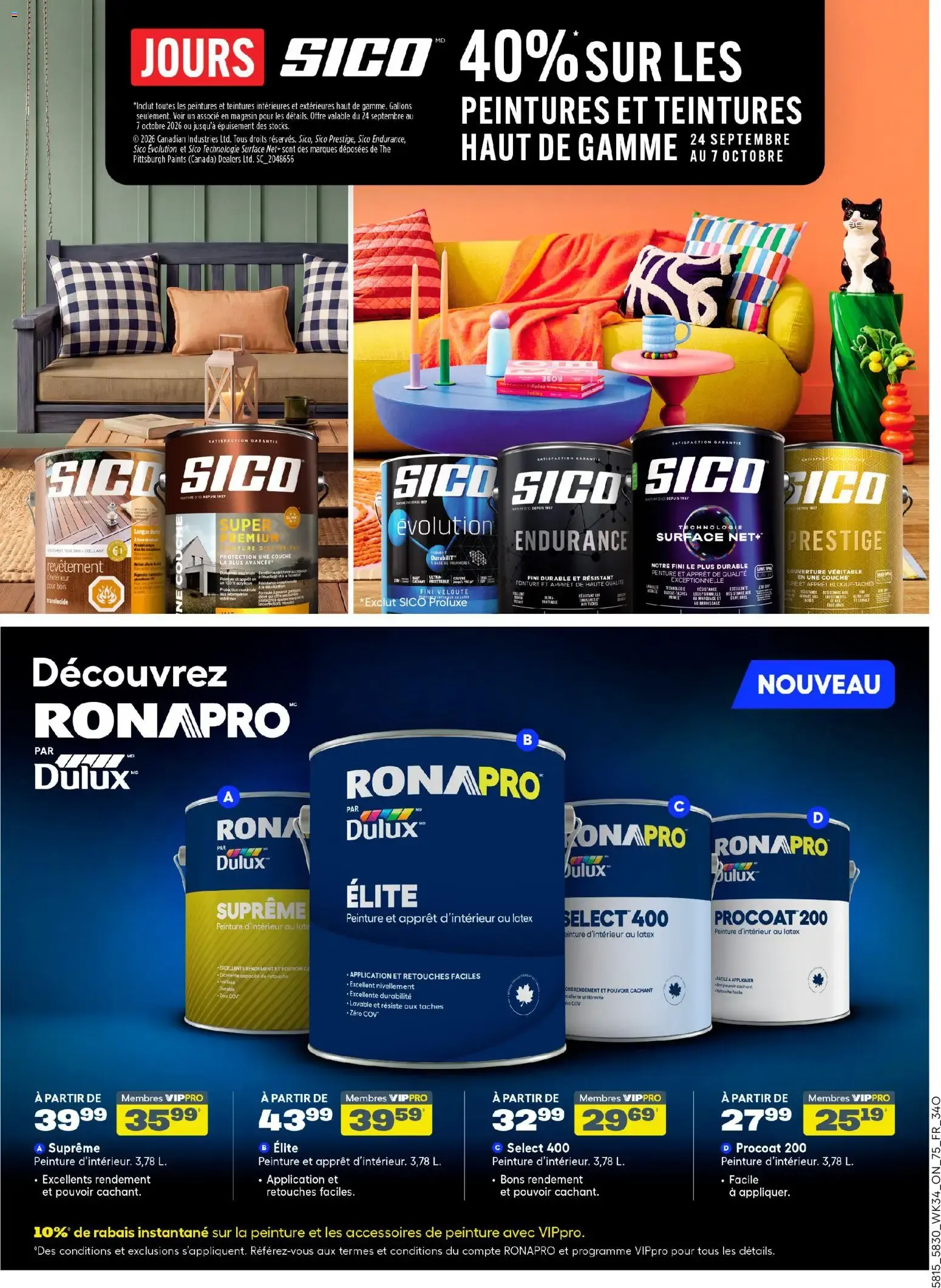 Rona circulaire from Sep 17, 2026 > weekly specials & deals from September 17 to September 30 2026 - flyer page 6