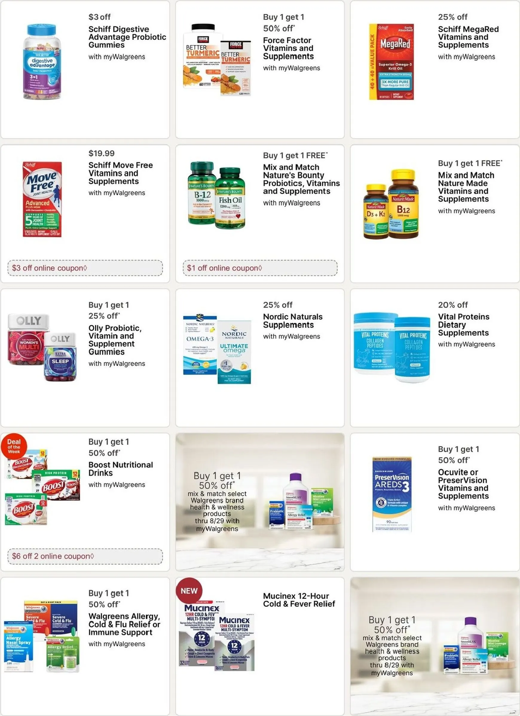 Weekly promotion Walgreens Weekly Ad spanning from August 2 to August 8 2026 - Page 7 for Catalogue 365