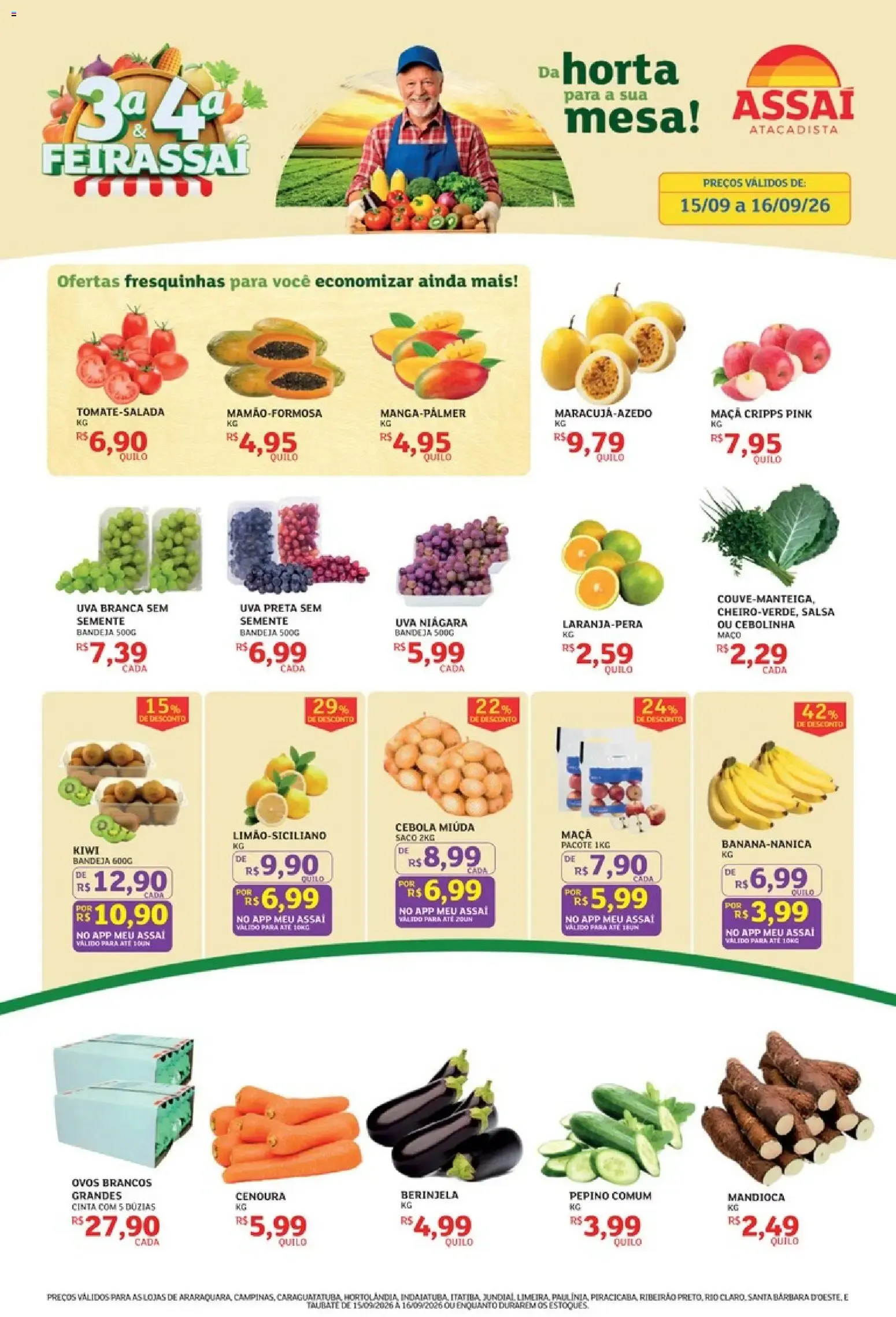 Encarte de Assaí Atacadista ofertas - SP de 15/09/2026 | Promoções Online 15 de setembro até 16 de setembro 2026 - Pagina 1