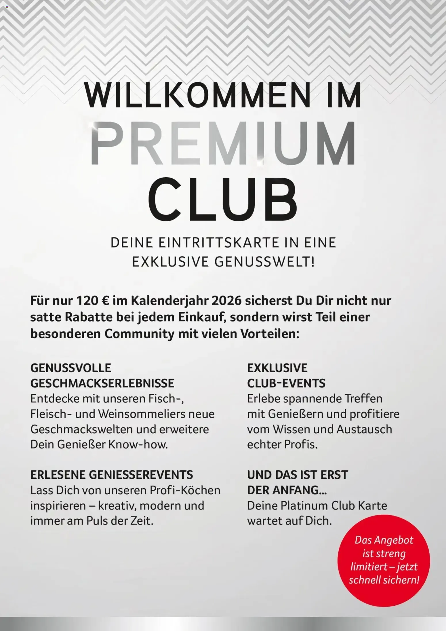 Platinum Club Card von 1. Februar bis 31. Dezember 2026 - Prospekt seite 2