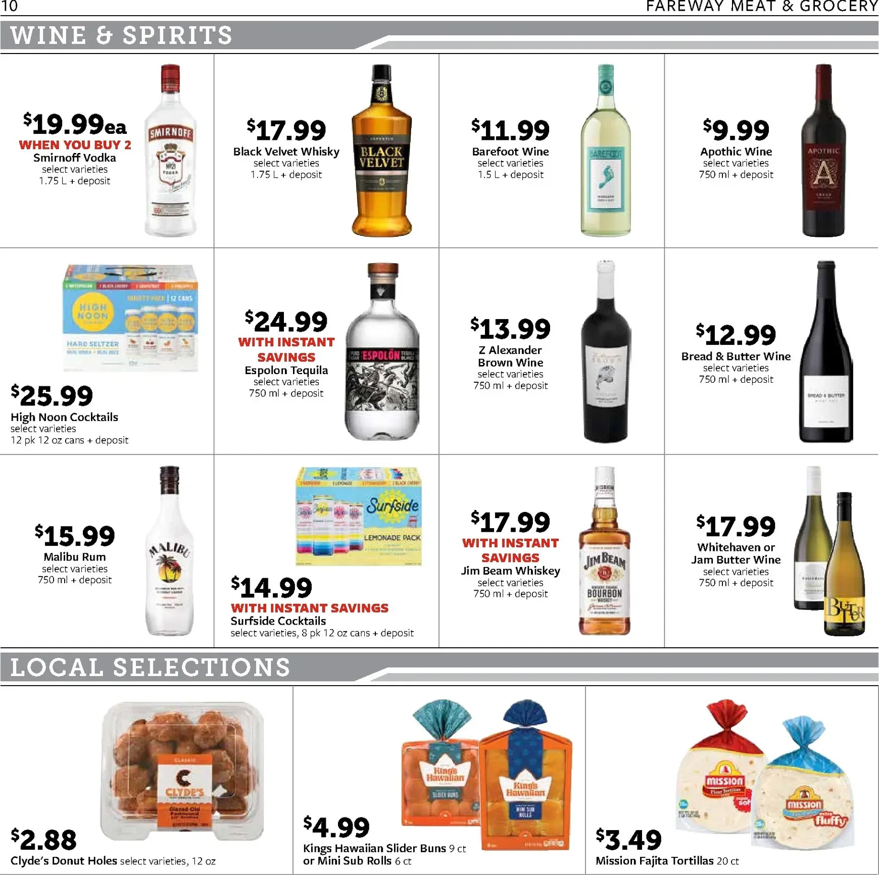 Weekly promotion Fareway - Back to Savings spanning from August 17 to August 22 2026 - Page 10 for Catalogue 365