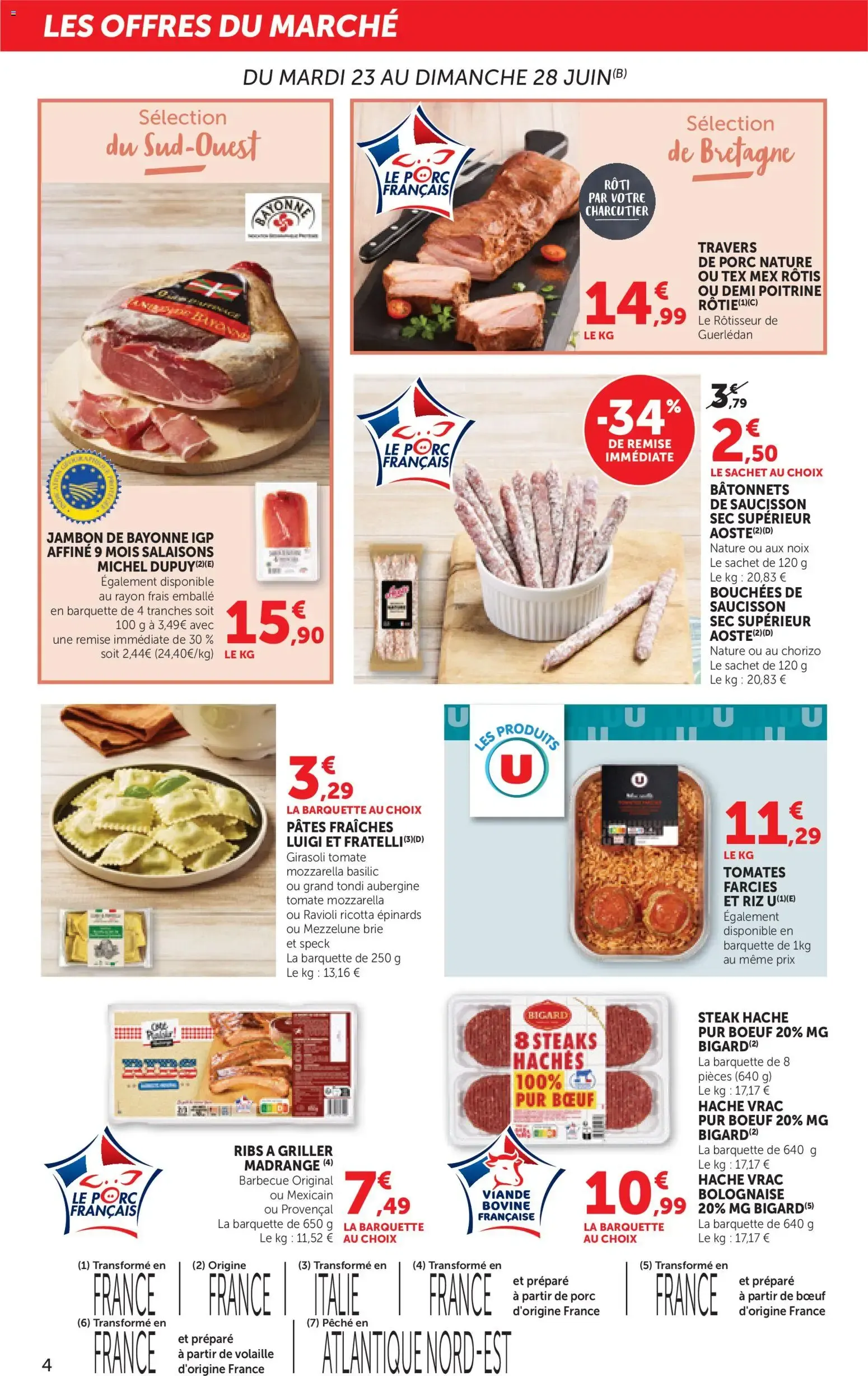 bi1 Catalogue supermarché à partir du 23/06/2026 - promo en ligne du 23 juin au 5 juillet 2026 - Catalogue page 4