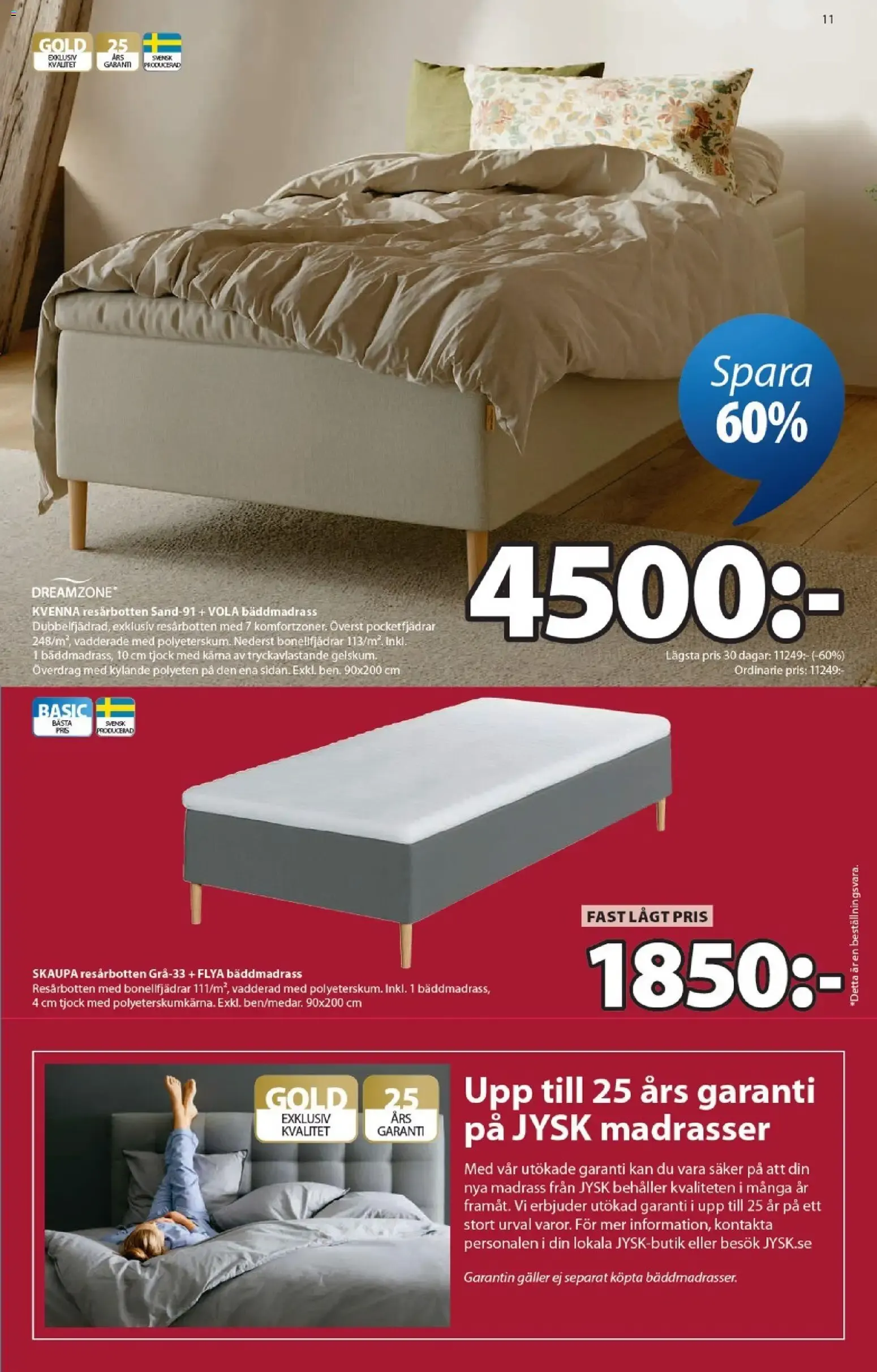 JYSK erbjudanden från 01/06/2026 - 28/06/2026 > Reklamblad nuvarande rabatter från 1 juni till 28 juni 2026 - Reklamblad sidor 11