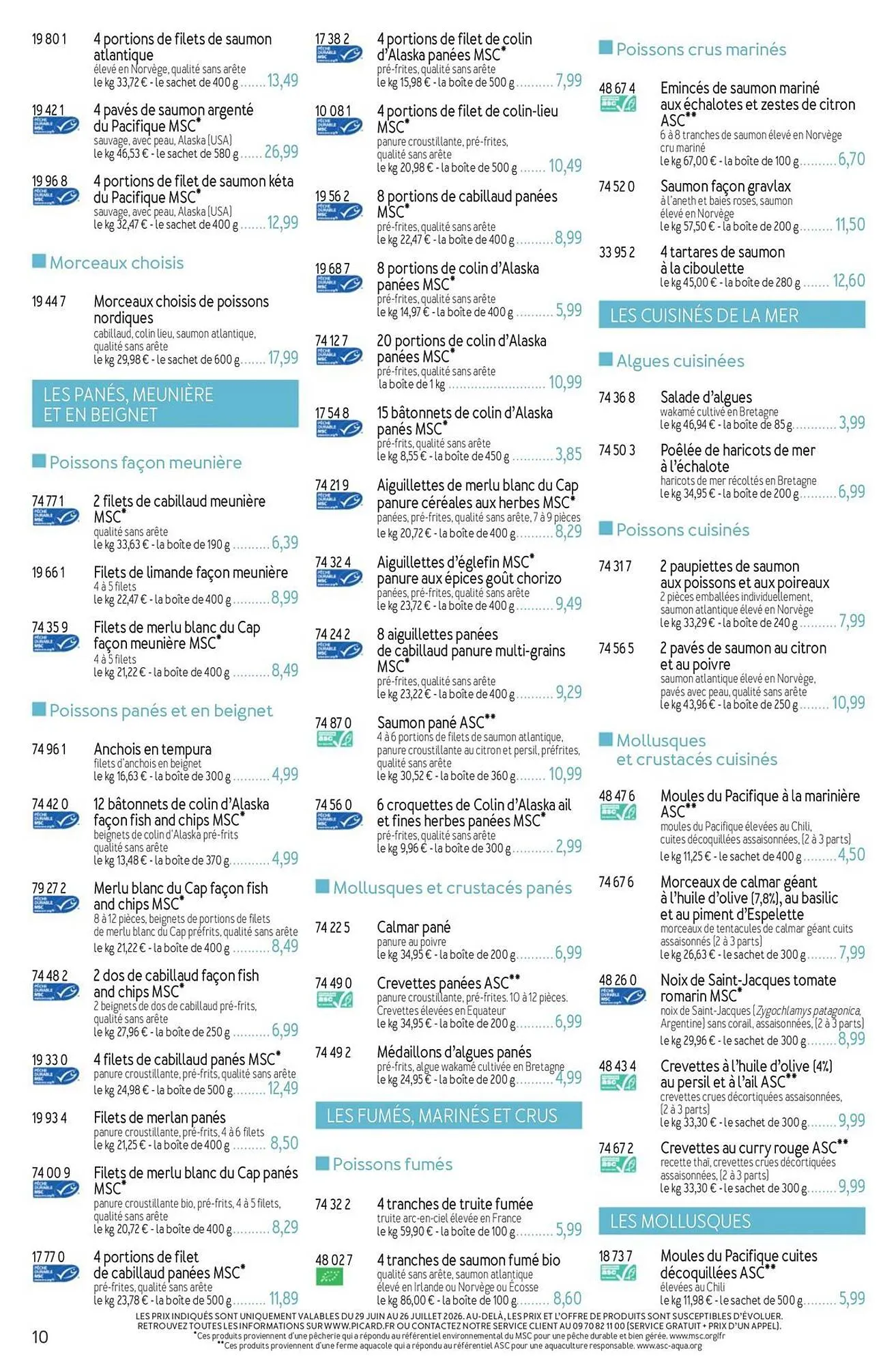 Picard Catalogue Du 29/06/2026 au 13/09/2026 du 29 juin au 13 septembre 2026 - Catalogue page 10