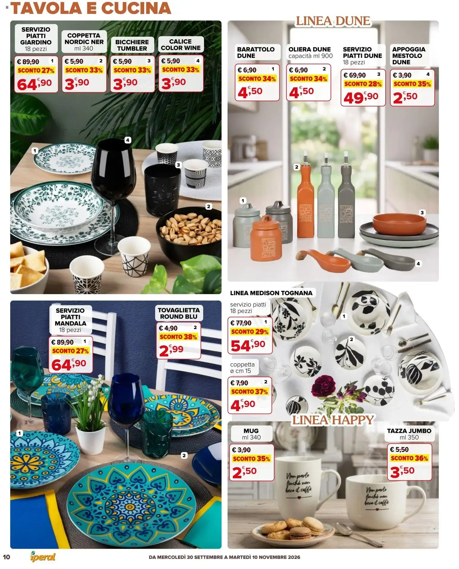 Nuovo Iperal volantino Dolce autunno dal 30/09/2026 > offerte anteprima 🛍️ da 30 settembre a 10 novembre di 2026 - Pagina del volantino 10