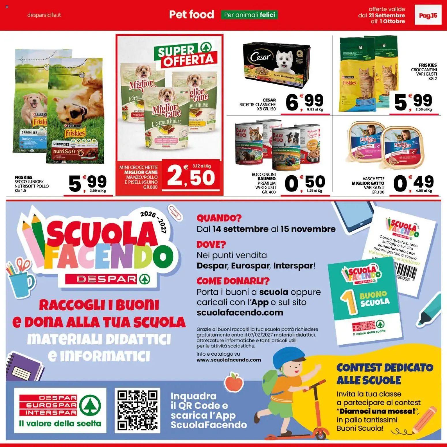 Raddoppia & Risparmia da 21 settembre a 1 ottobre di 2026 - Pagina del volantino 15