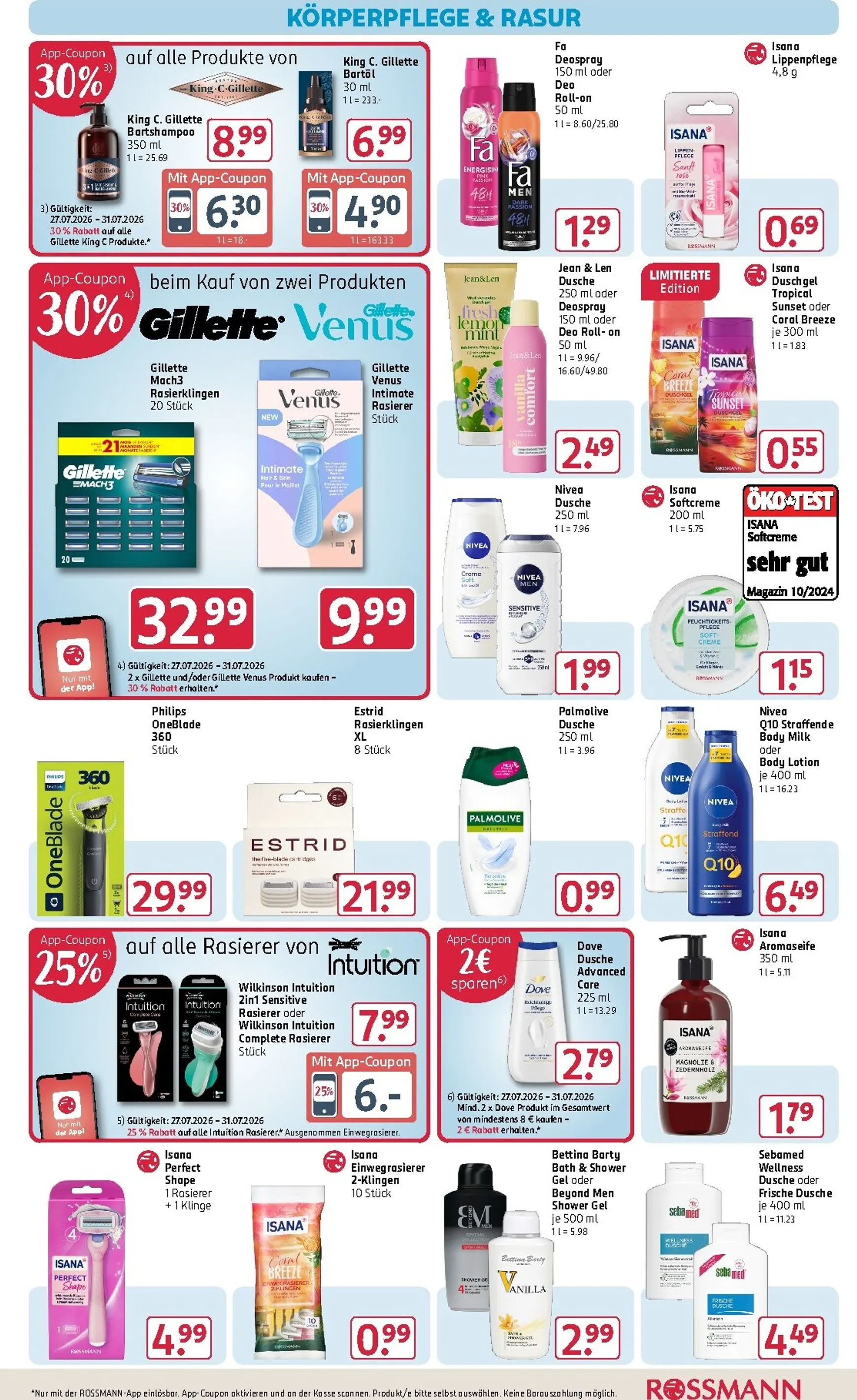 ROSSMANN Prospekt – von Montag 27.07.2026 bis Freitag 31.07.2026 von 27. Juli bis 31. Juli 2026 - Prospekt seite 11