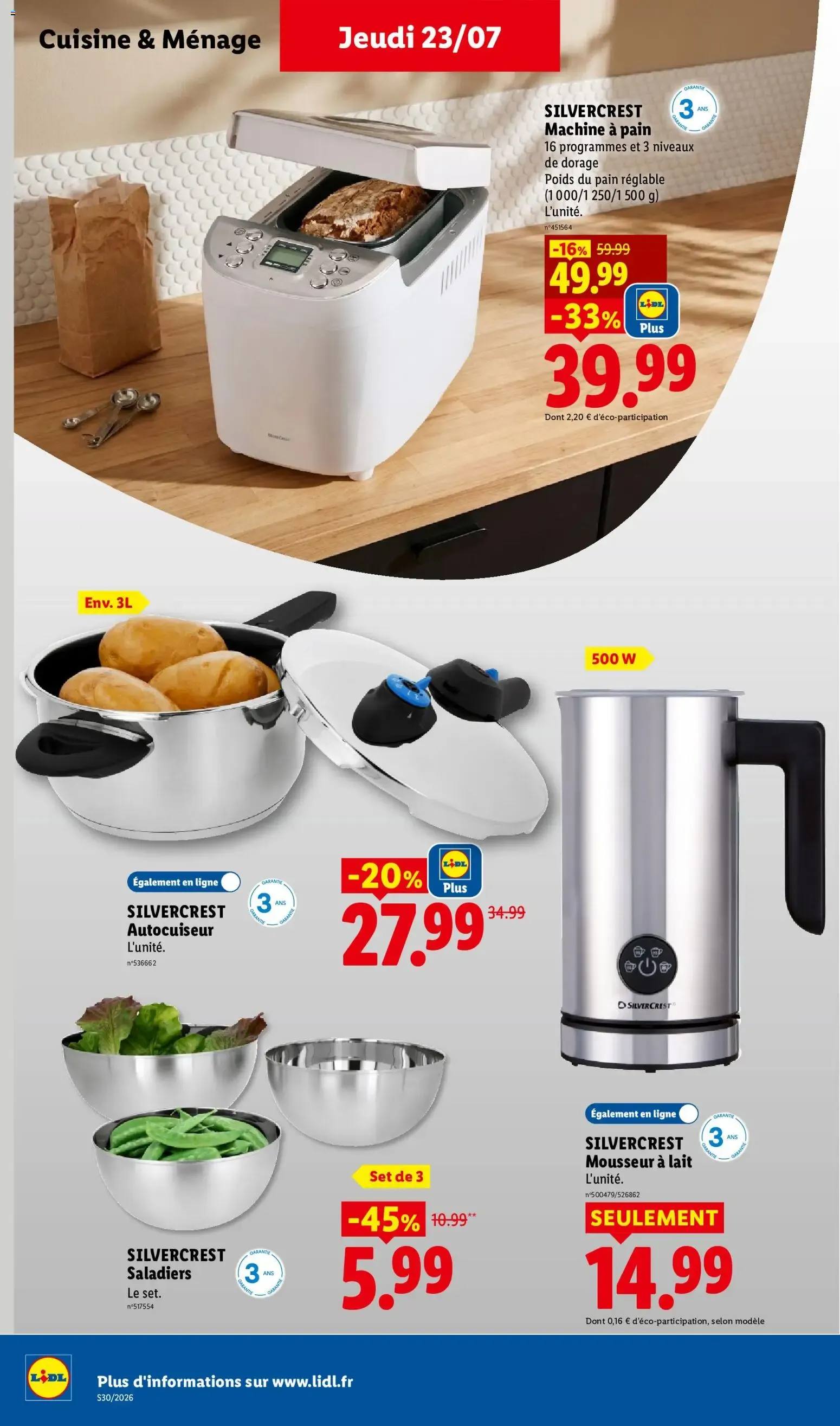 Catalogue LIDL du 23/07/2026 | Promo prospectus en ligne du 23 juillet au 29 juillet 2026 - Catalogue page 42