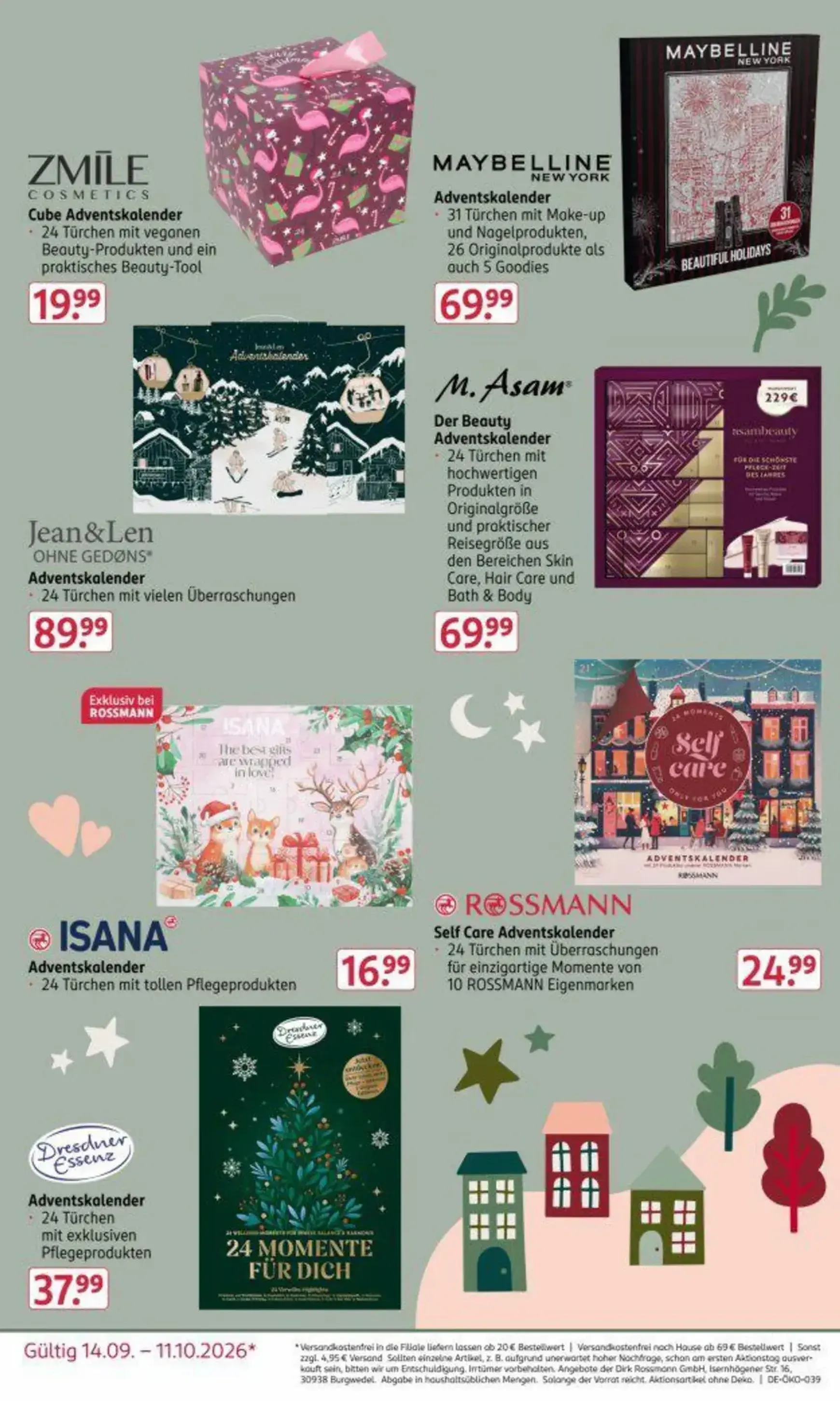 ROSSMANN Adventskalender Prospekt von 14. September bis 11. Oktober 2026 - Prospekt seite 3