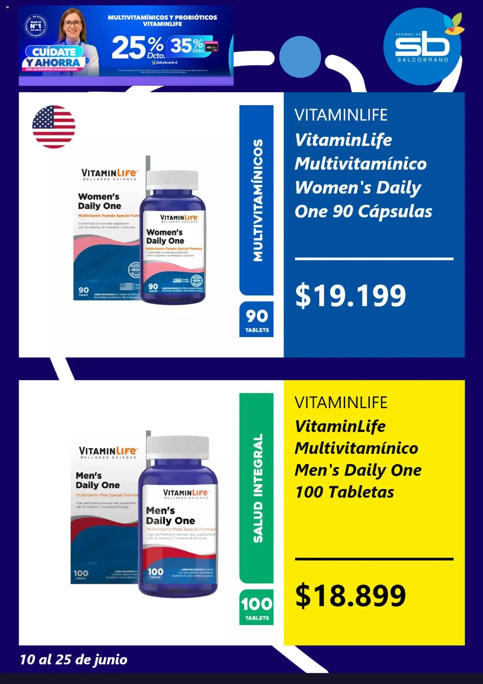 Catálogo de Cuídate y Ahorra - Multivitamínicos y Probióticos Vitaminlife con hasta 25% DCTO. 10 de junio al 25 de junio 2026 - Página 2