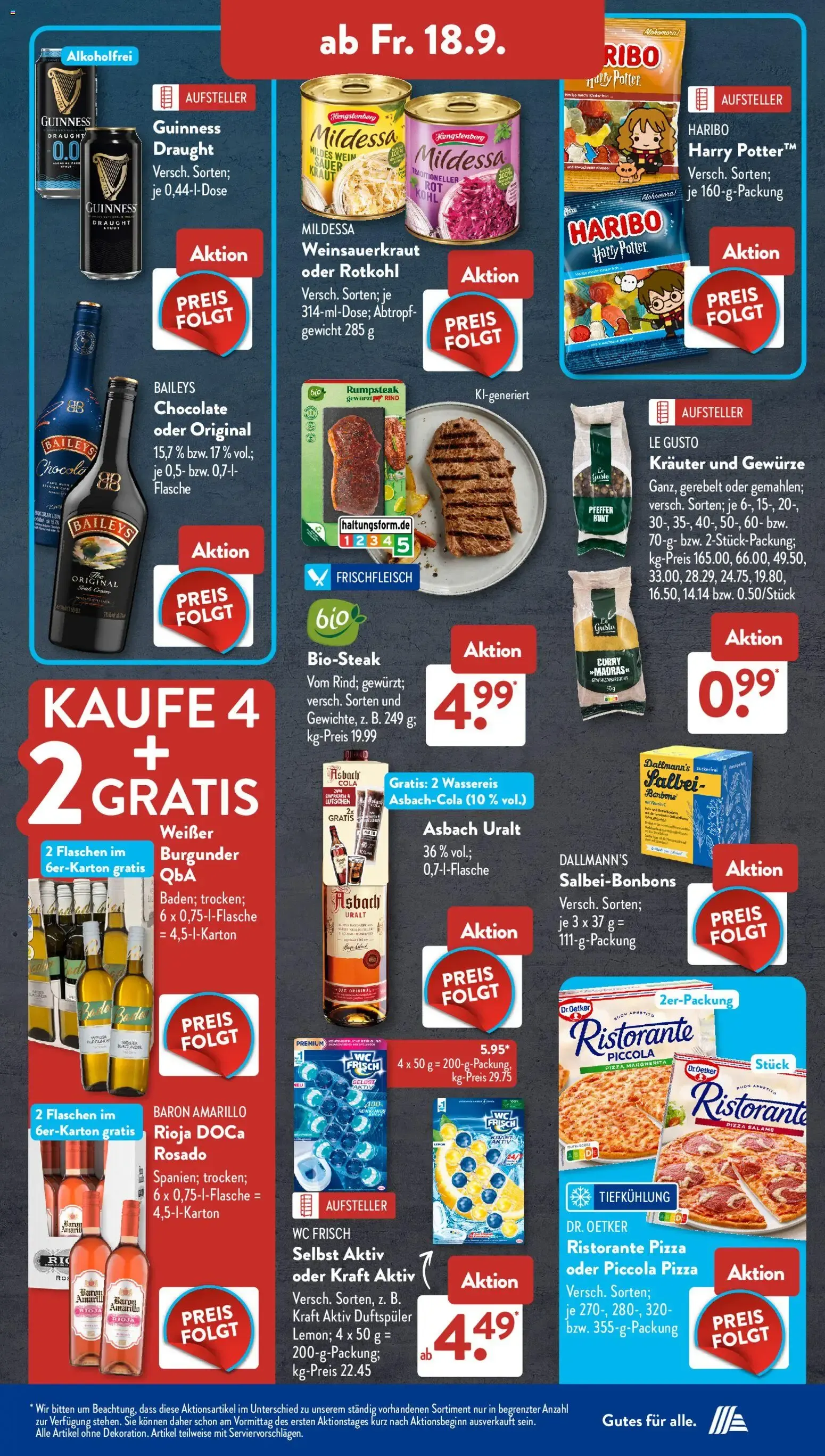 Aldi Süd Tiefpreis-Highlight von 14. September bis 19. September 2026 - Prospekt seite 15