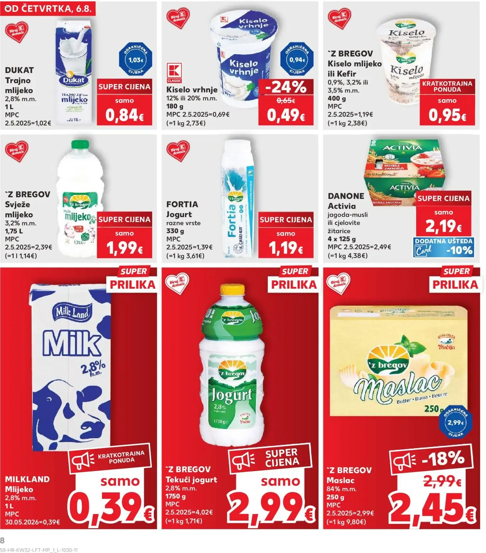 Katalog Kaufland Katalog novi od 06.08.2026 na listanje > letak digitalni od 6. kolovoza do 11. kolovoza 2026. - Pregled Stranica 8