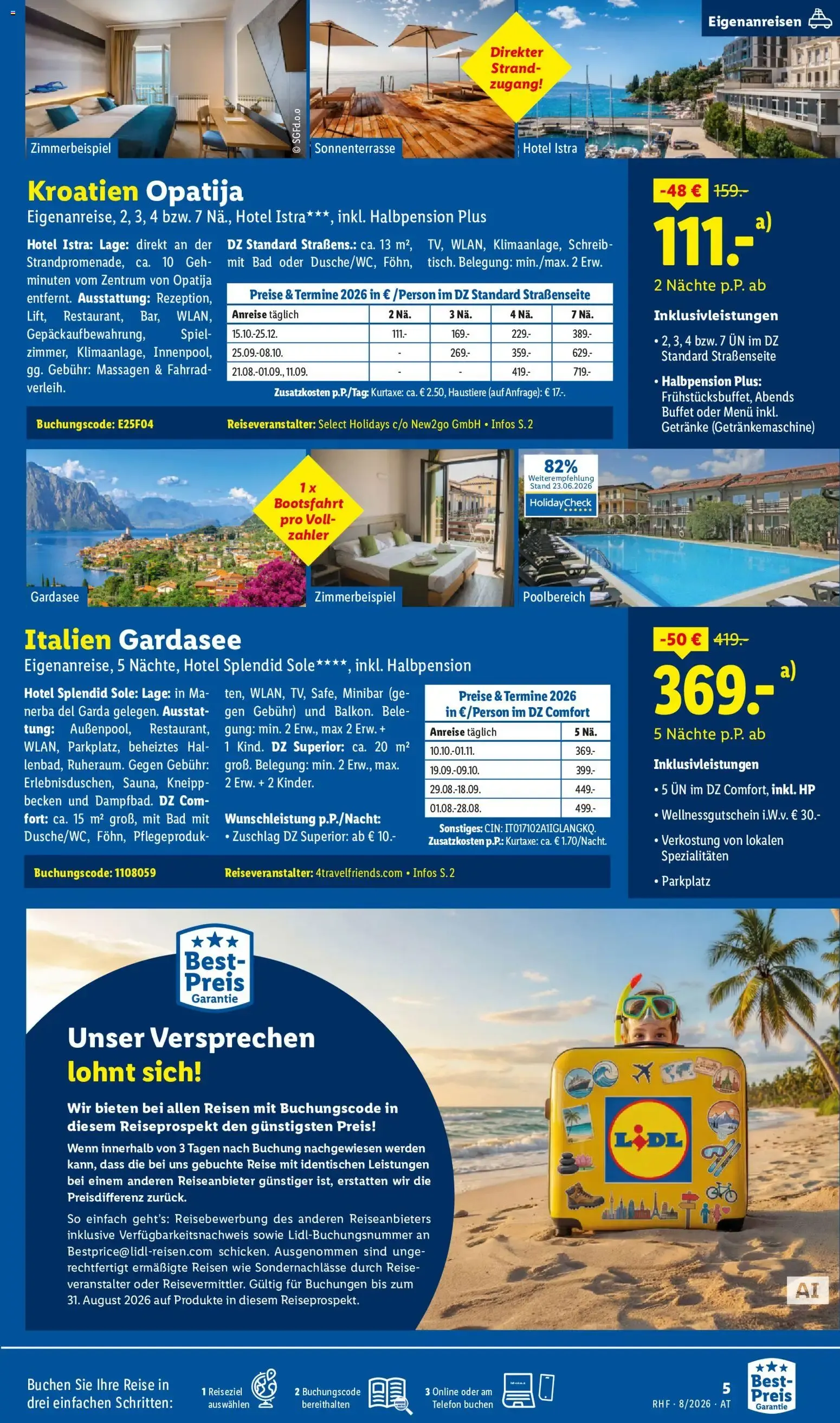 Lidl Reisen - Traumurlaub & Winter-Special Disneyland von 29. Juli bis 31. August 2026 - Flugblätt seite 5