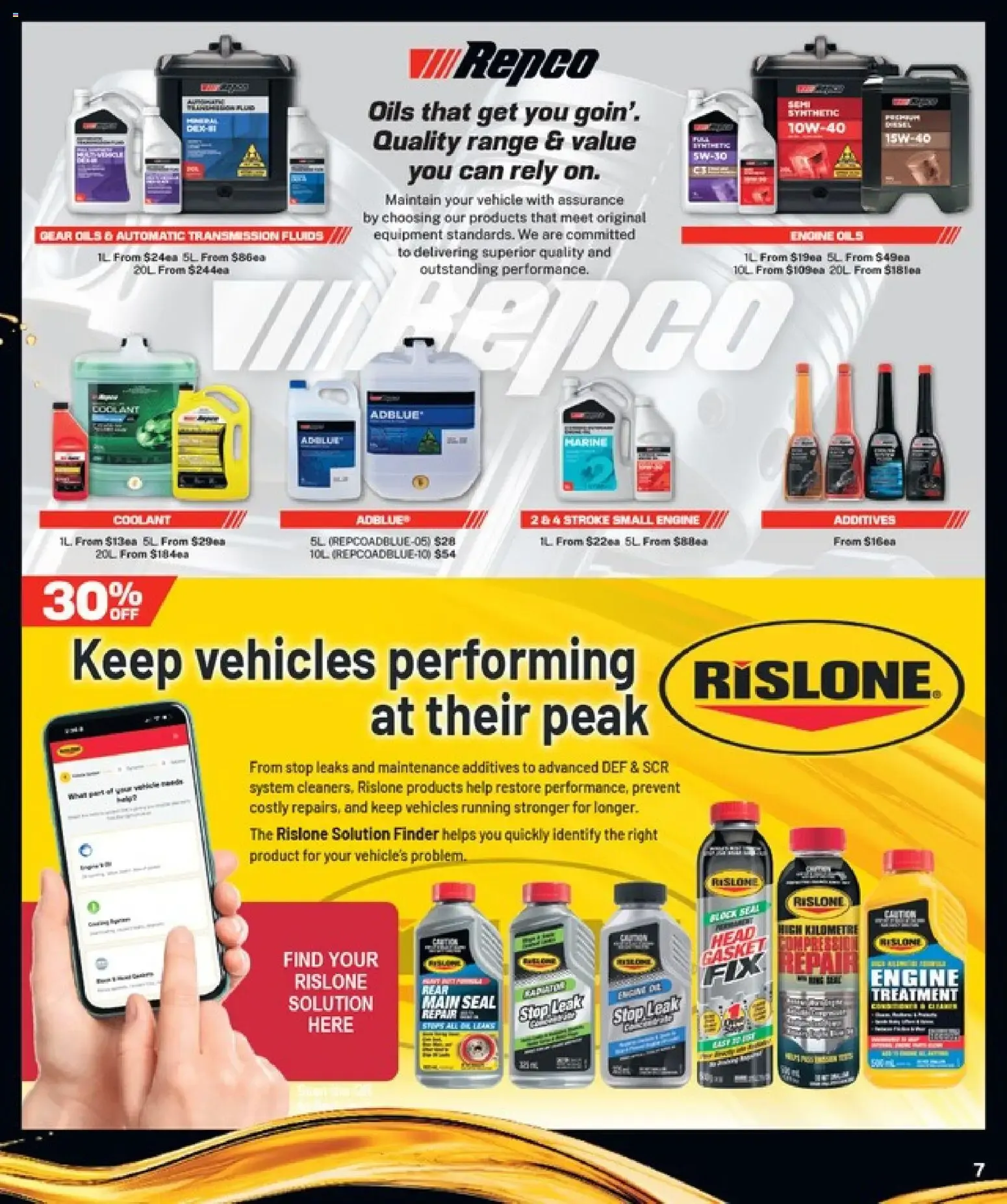 Repco new specials valid 14 Oct 2026 - 27 Oct 2026 from 14 October to 27 October 2026 - Catalogue Page 7