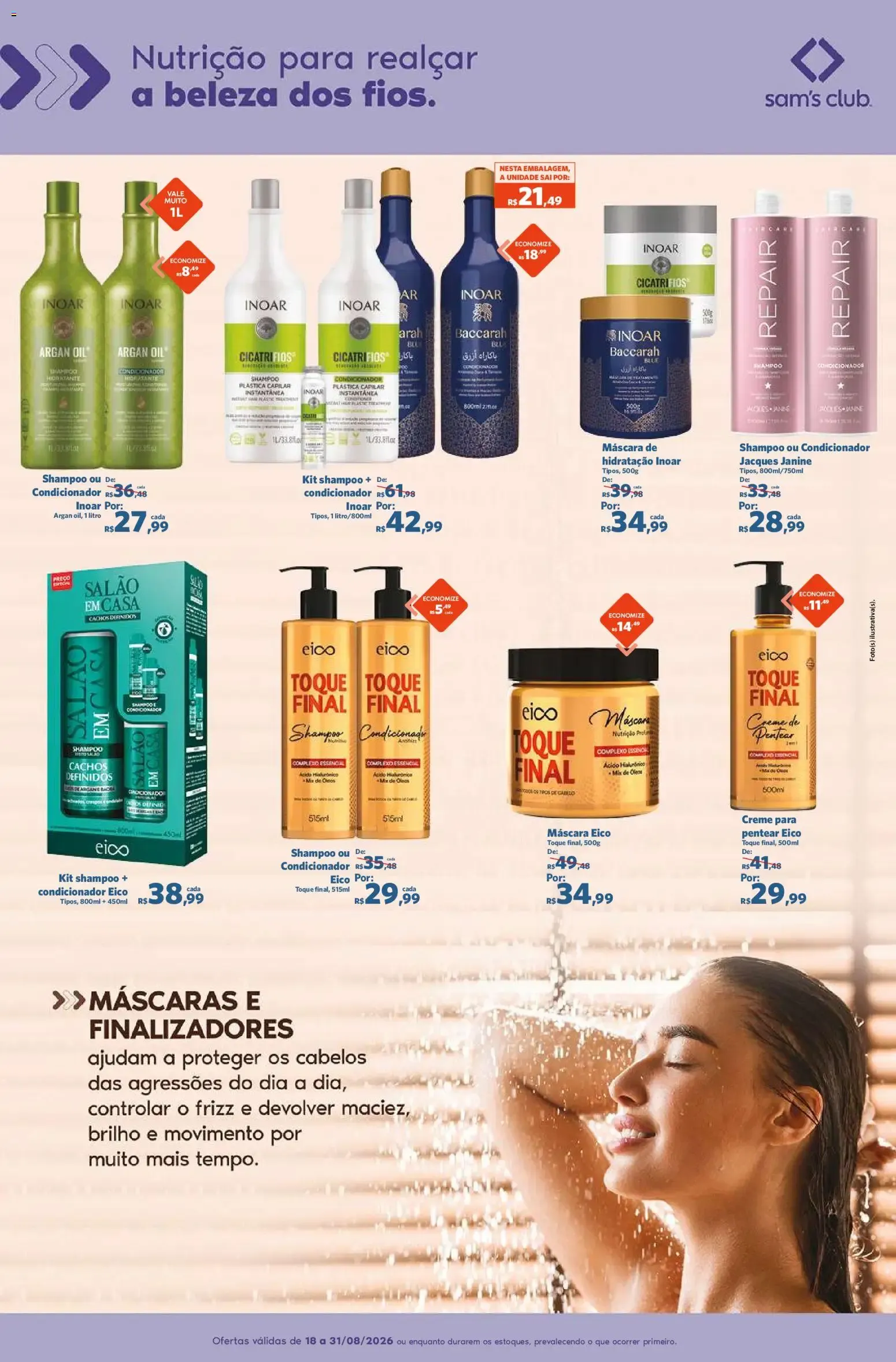 Encarte de Sam's Club ofertas Beleza de 18/08/2026 | Promoções Online 18 de agosto até 31 de agosto 2026 - Pagina 4