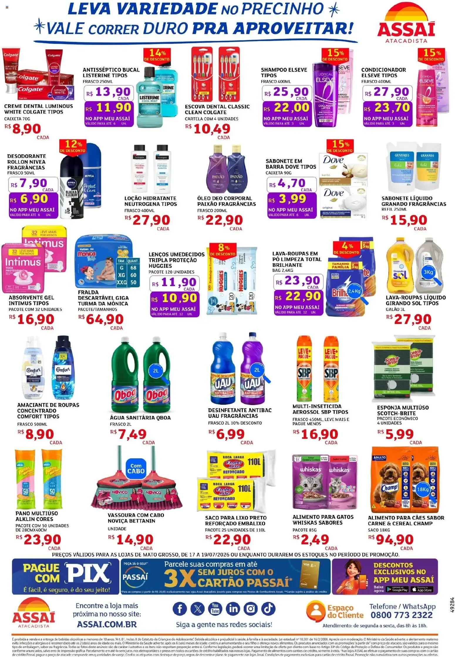 Encarte de Assaí Atacadista ofertas - MT de 17/07/2026 | Promoções Online 17 de julho até 19 de julho 2026 - Pagina 4