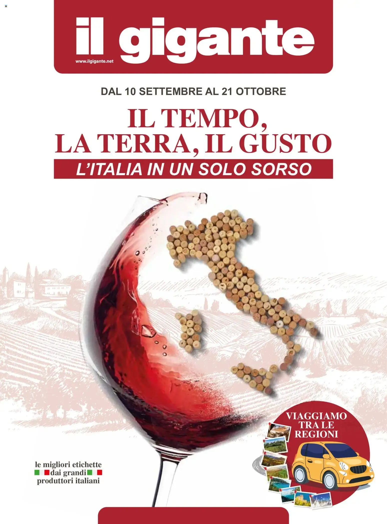 Il Tempo, La Terra, Il Gusto - L'Italia in un Solo Sorso da 10 settembre a 21 ottobre di 2026 - Pagina del volantino 1