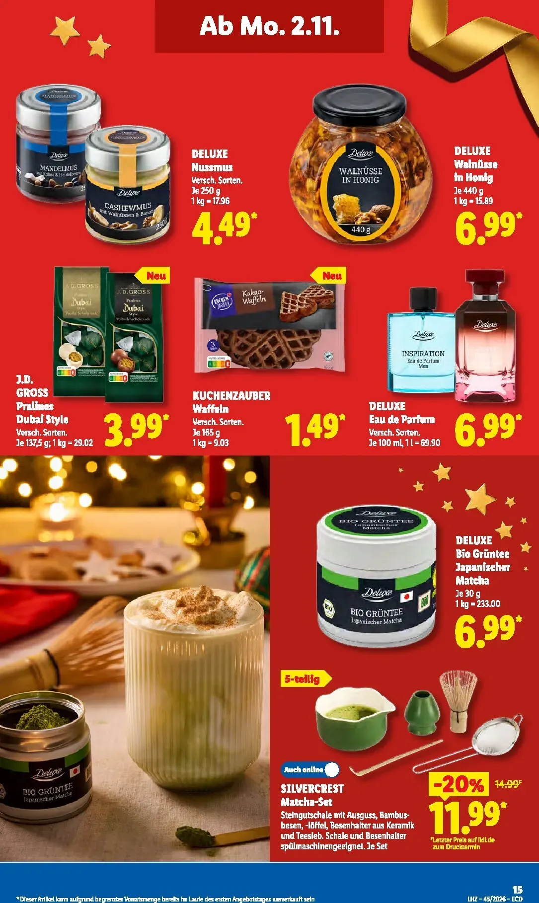 Lidl Sparen beim Preisführer von 2. November bis 7. November 2026 - Prospekt seite 26