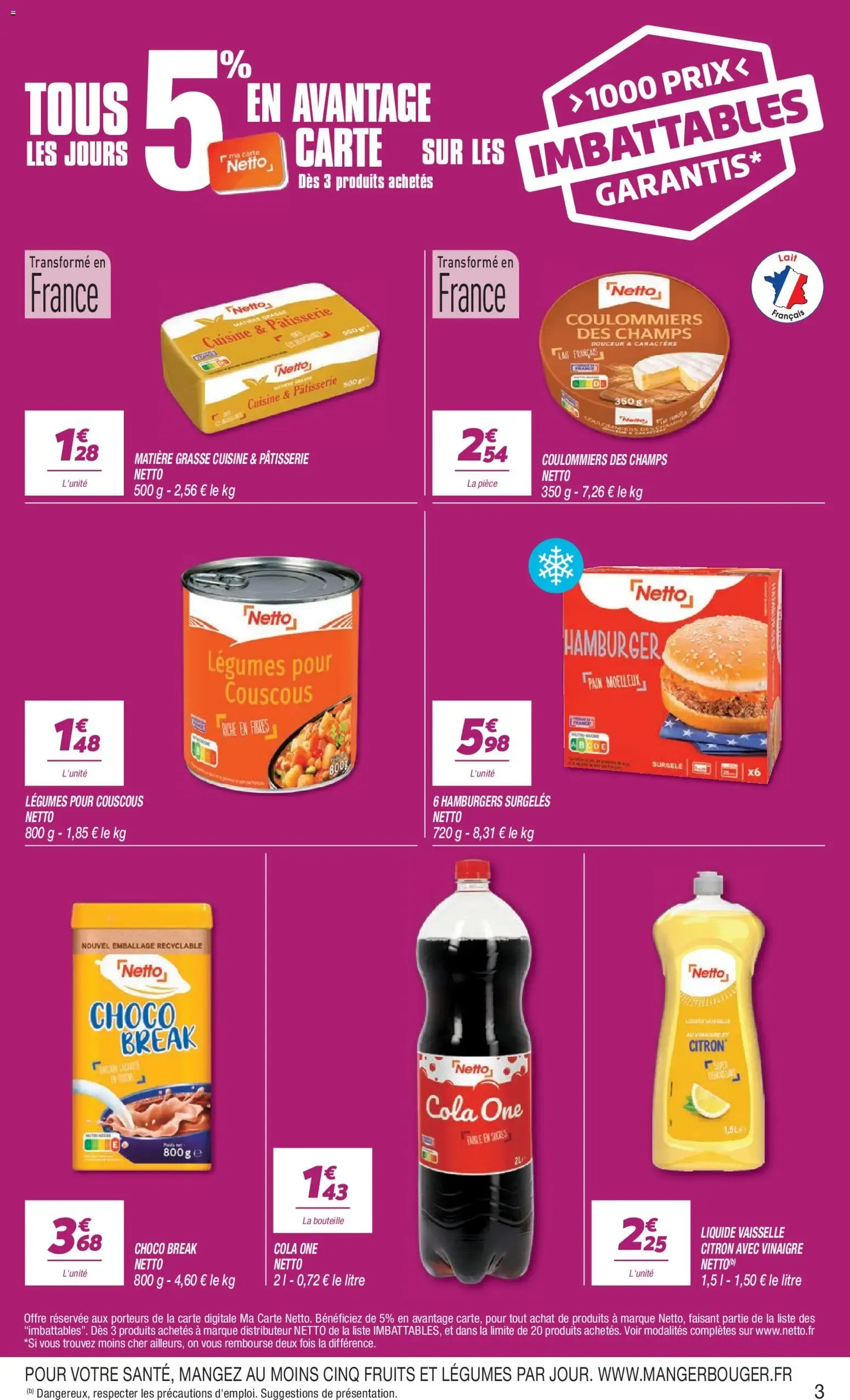 Netto catalogue à partir du 01/09/2026 - promo en ligne du 1 septembre au 14 septembre 2026 - Catalogue page 3