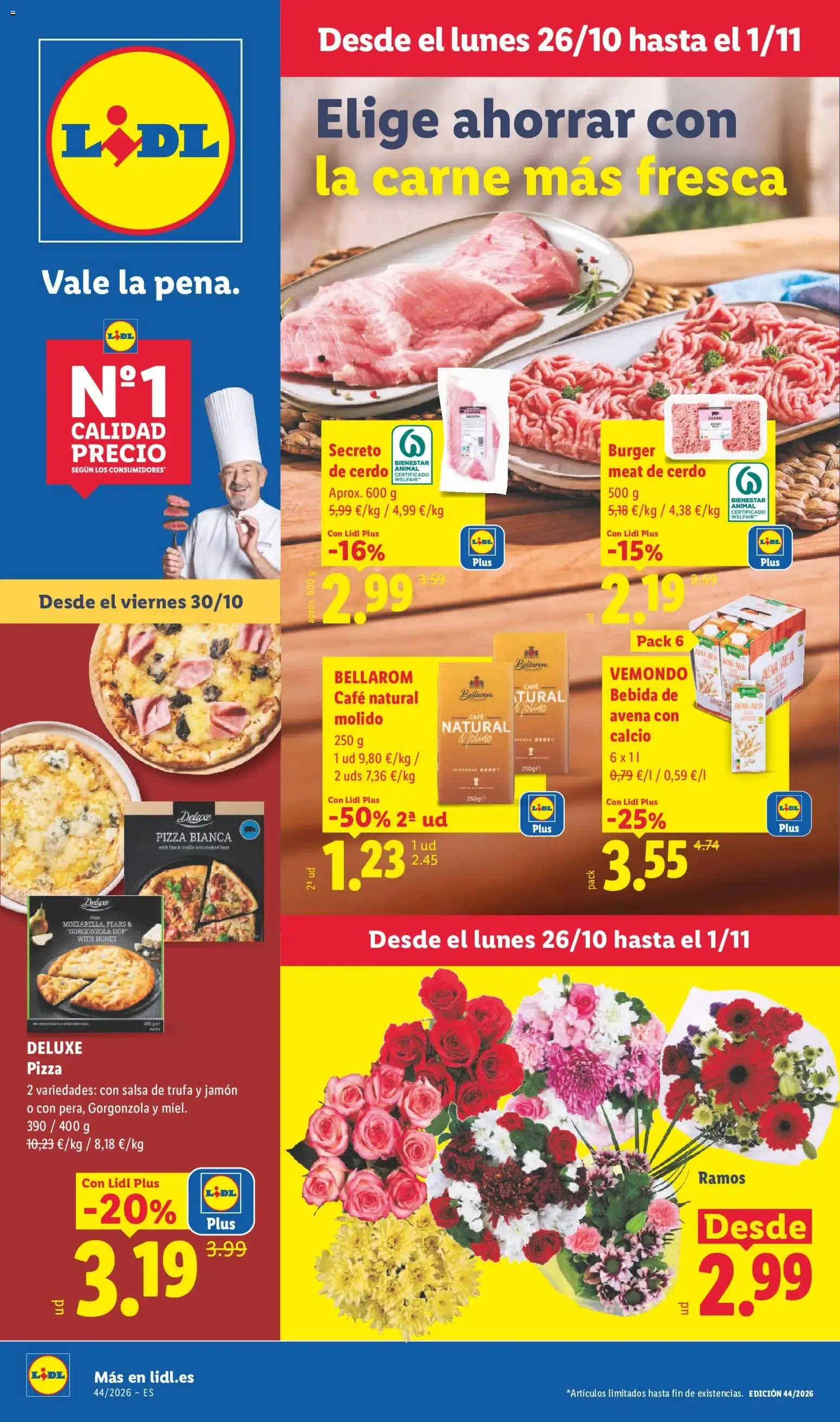 Catálogo de Lidl folleto del 26/10/2026 | Ofertas 26 de octubre al 1 de noviembre 2026 - Página 1