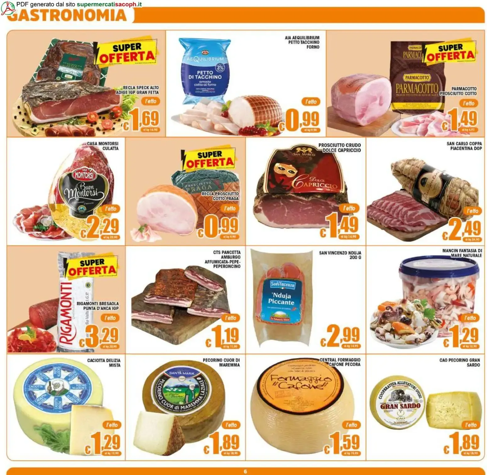 Sacoph volantino dal 31/07/2026 - online Offerte da 31 luglio a 11 agosto di 2026 - Pagina del volantino 6