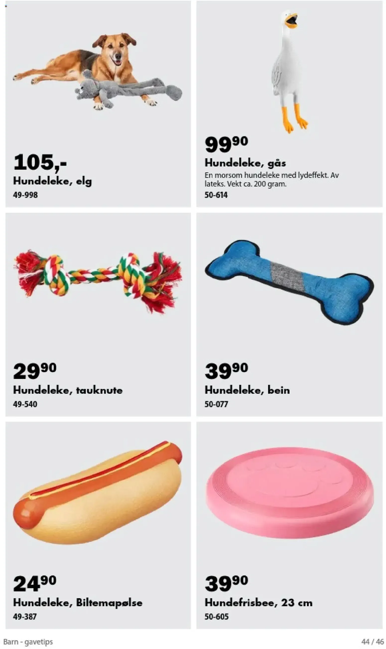 Biltema kundeavis barn gavetips (25/10/2026 - 24/12/2026) - Kundeavis og tilbud fra 25. oktober til 24. desember 2026 - kundeavisside 44