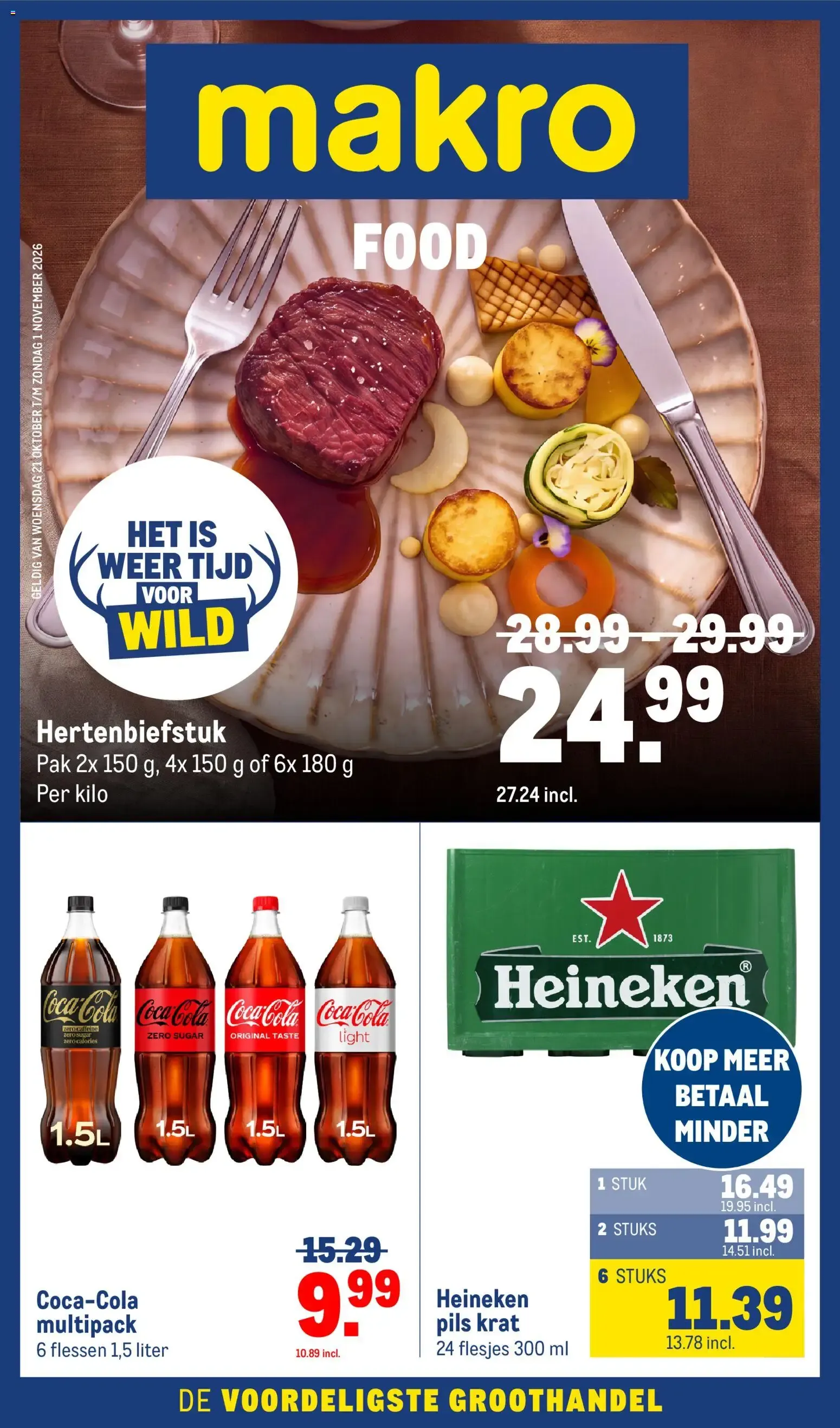 Makro folder vanaf 21-10-2026 || NIEUWE van 21 oktober tot 1 november 2026 - Folder pagina 1