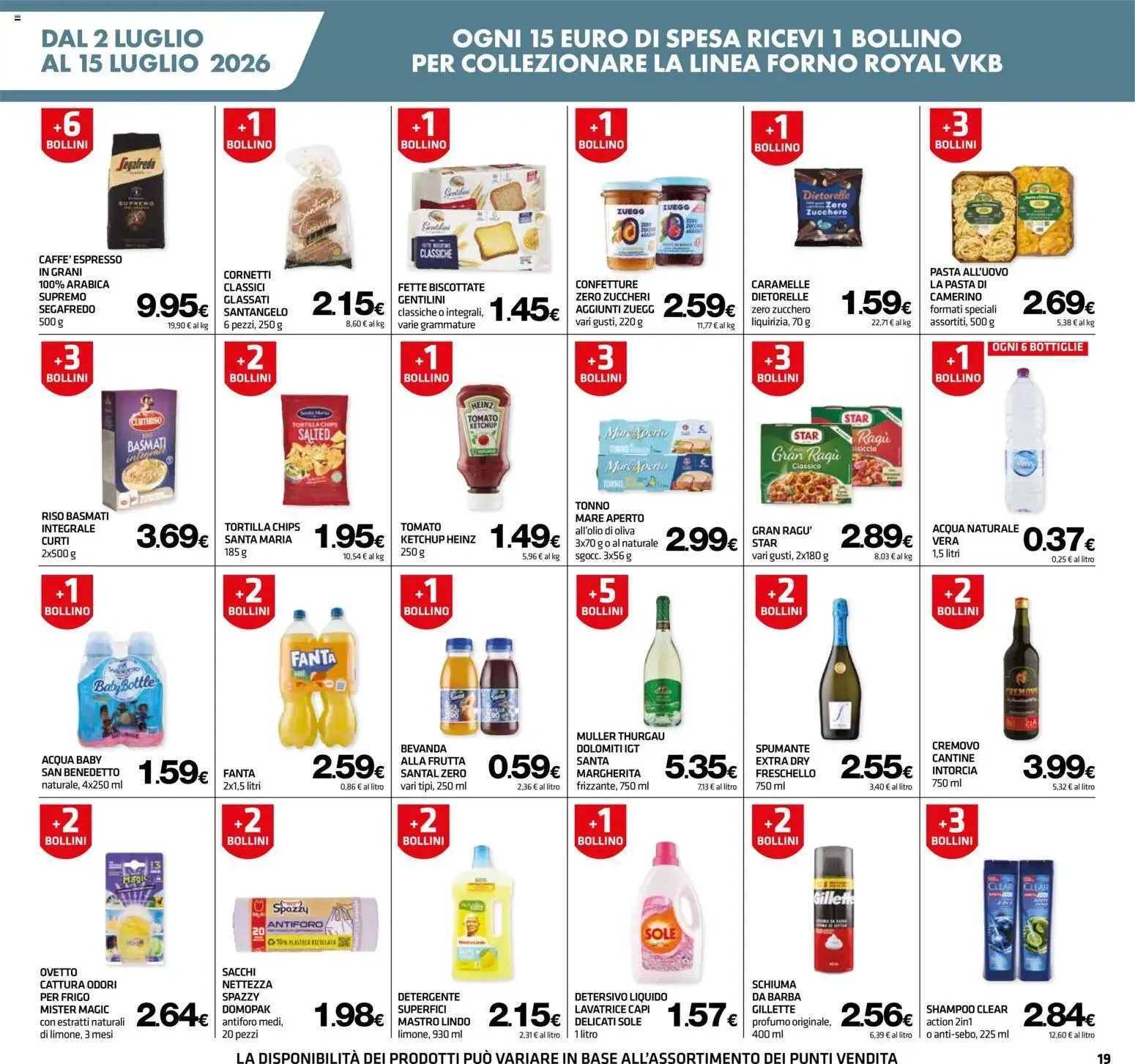 Superconti volantino dal 02/07/2026 - online Offerte da 2 luglio a 15 luglio di 2026 - Pagina del volantino 19