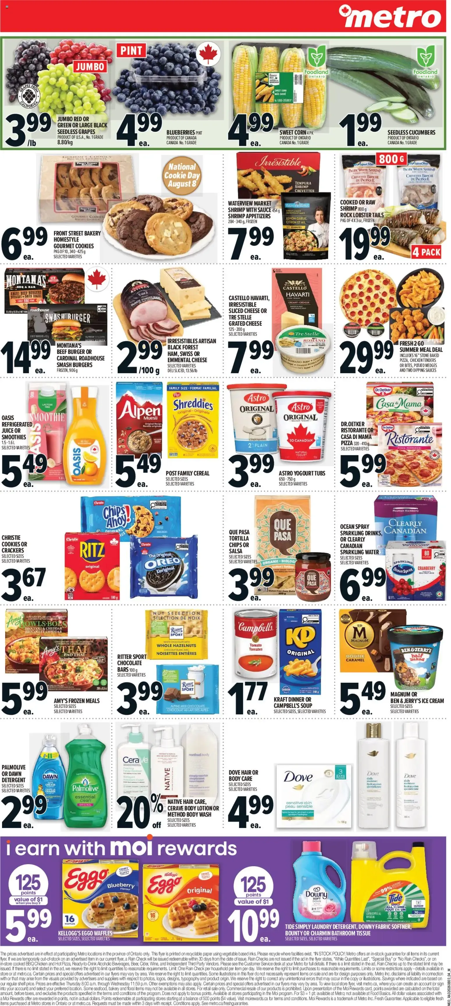 Metro weekly flyer / circulaire from Aug 6, 2026 > weekly specials & deals from August 6 to August 12 2026 - flyer page 2
