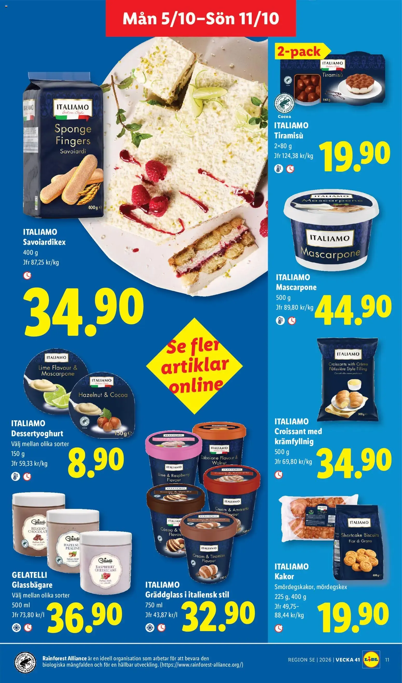 Lidl erbjudanden från 05/10/2026 - 11/10/2026 > Reklamblad nuvarande rabatter från 5 oktober till 11 oktober 2026 - Reklamblad sidor 12