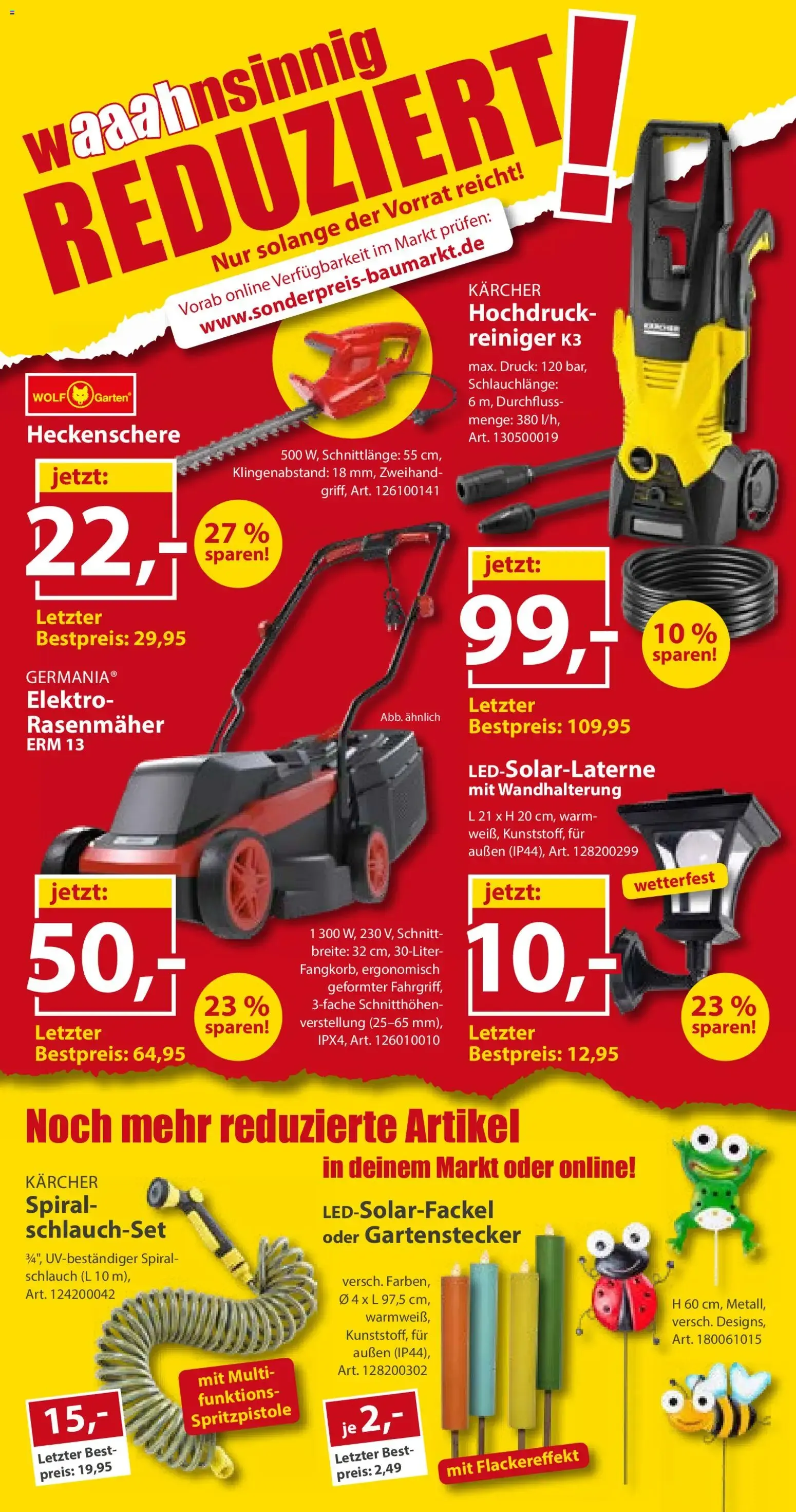 Sonderpreis Baumarkt Prospekt (ab 18.07.2026) zum Blättern von 18. Juli bis 24. Juli 2026 - Prospekt seite 8