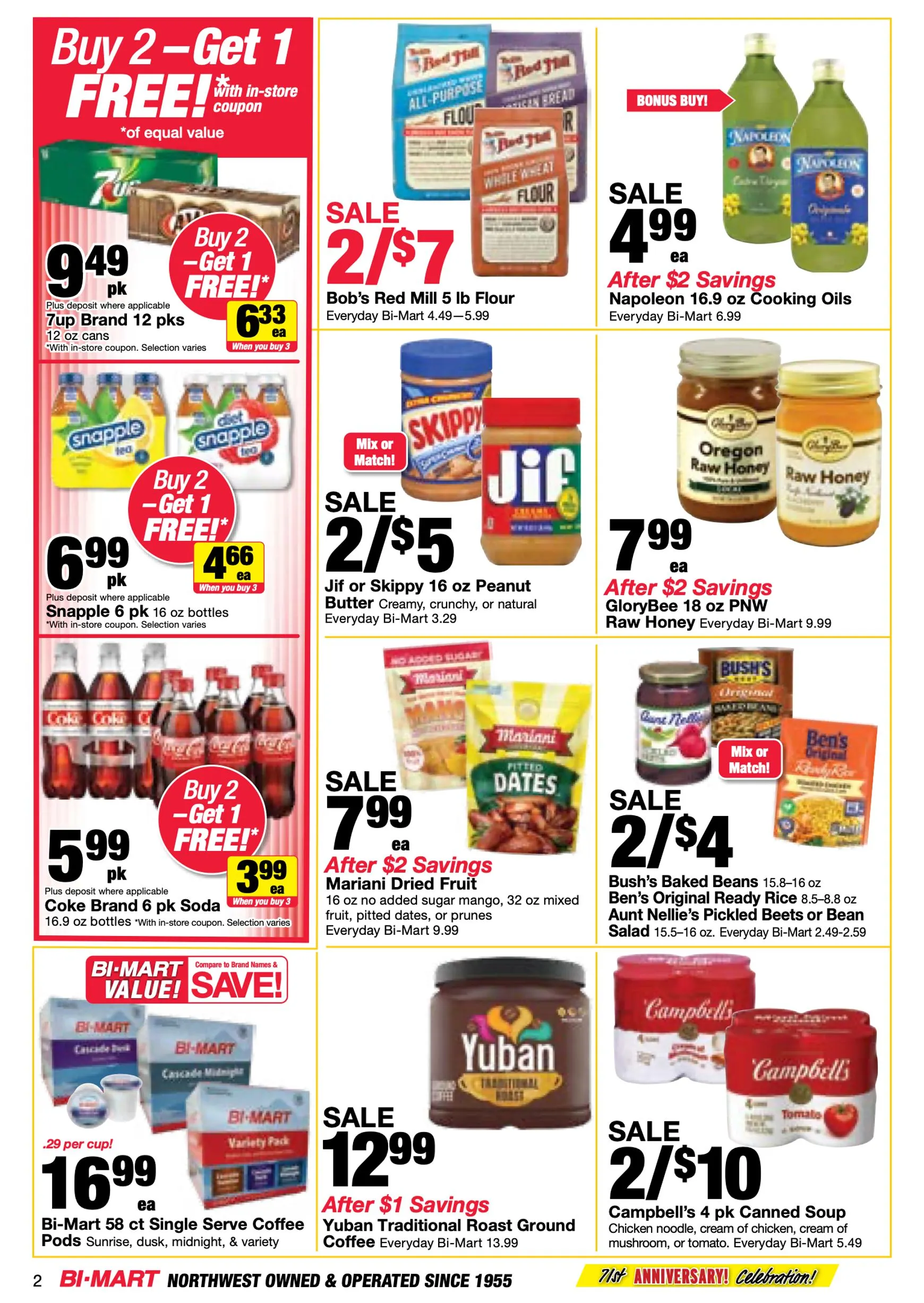 Weekly ad Bi-Mart Membership Savings Book - Back to School Savings from August 25 to September 14 2026 - Page 2