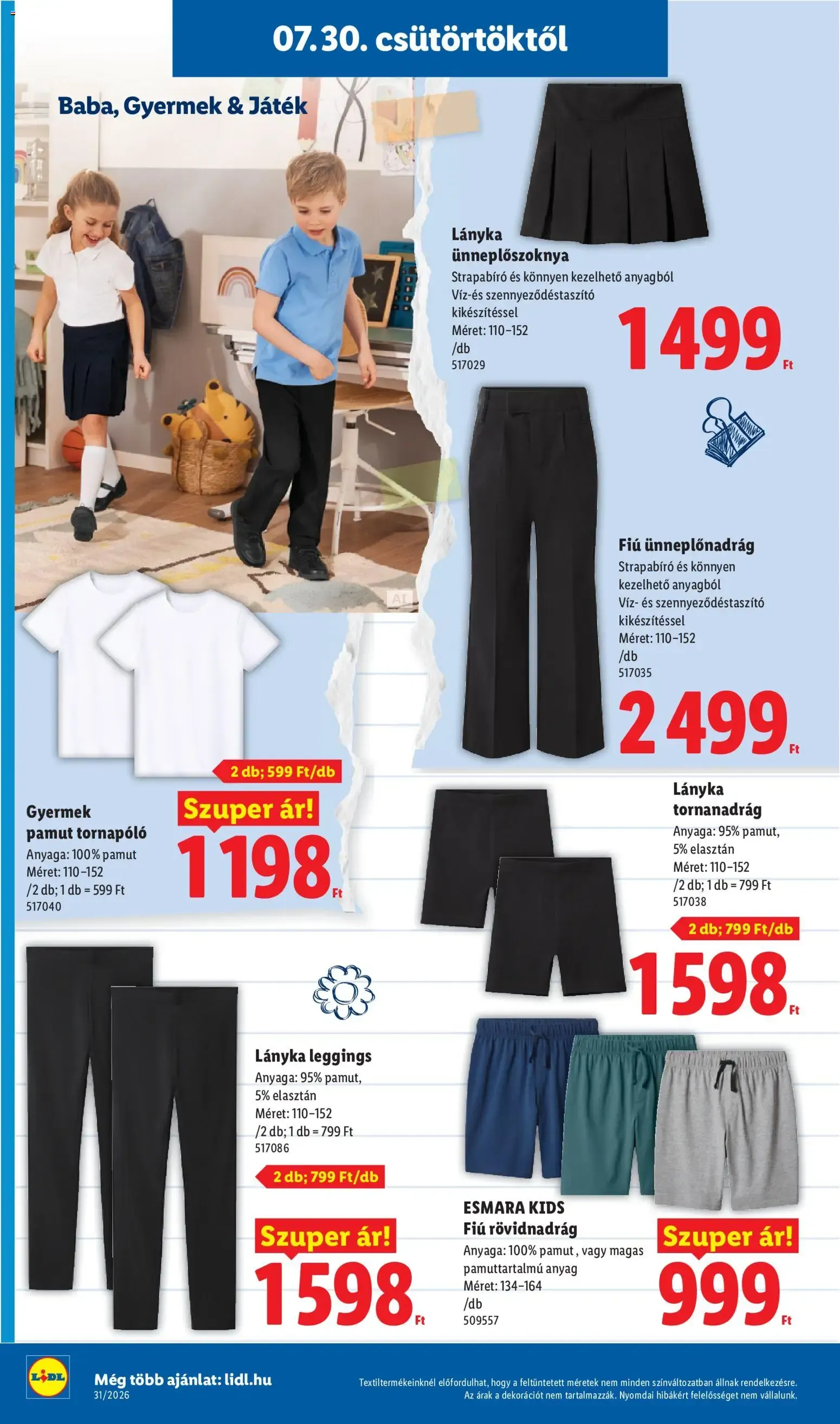Katalógus Lidl Iskolakezdési - 2026.07.30. -tól/töl > akció, lapozható szórólap 🛍️ július 30.-tól augusztus 31.-ig 2026. - Oldal 14