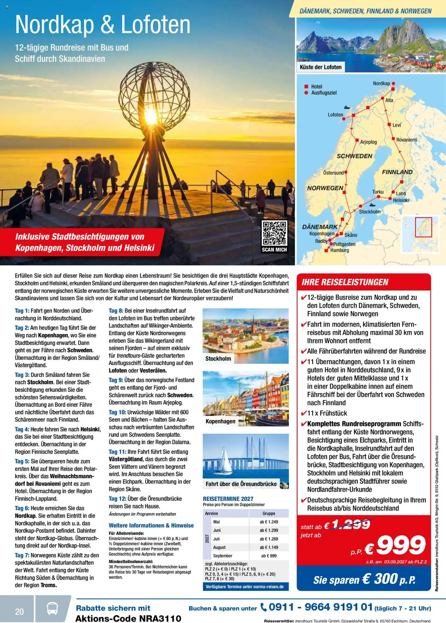 Norma Reisen (ab 01.10.2026) zum blättern » Angebote von 1. Oktober bis 31. Oktober 2026 - Prospekt seite 20