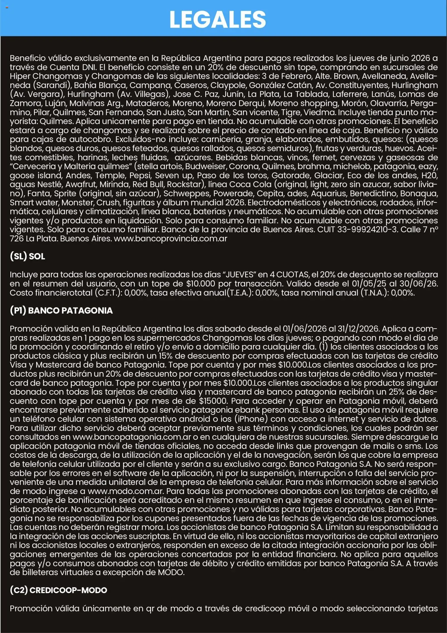 Ofertas de Changomas - Financiacion Junio || del 01/06/2026 - 30/06/2026 || Catálogo 1 de junio al 30 de junio 2026 - Página 10 del catálogo