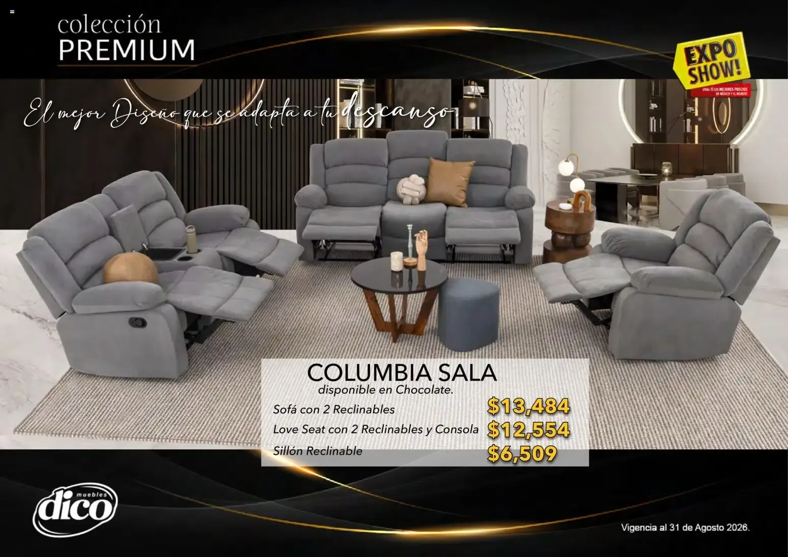 Catálogo de Muebles Dico Catálogo: Colección Premium y Expo Show! 1 de agosto al 31 de agosto 2026 - Pagina 59