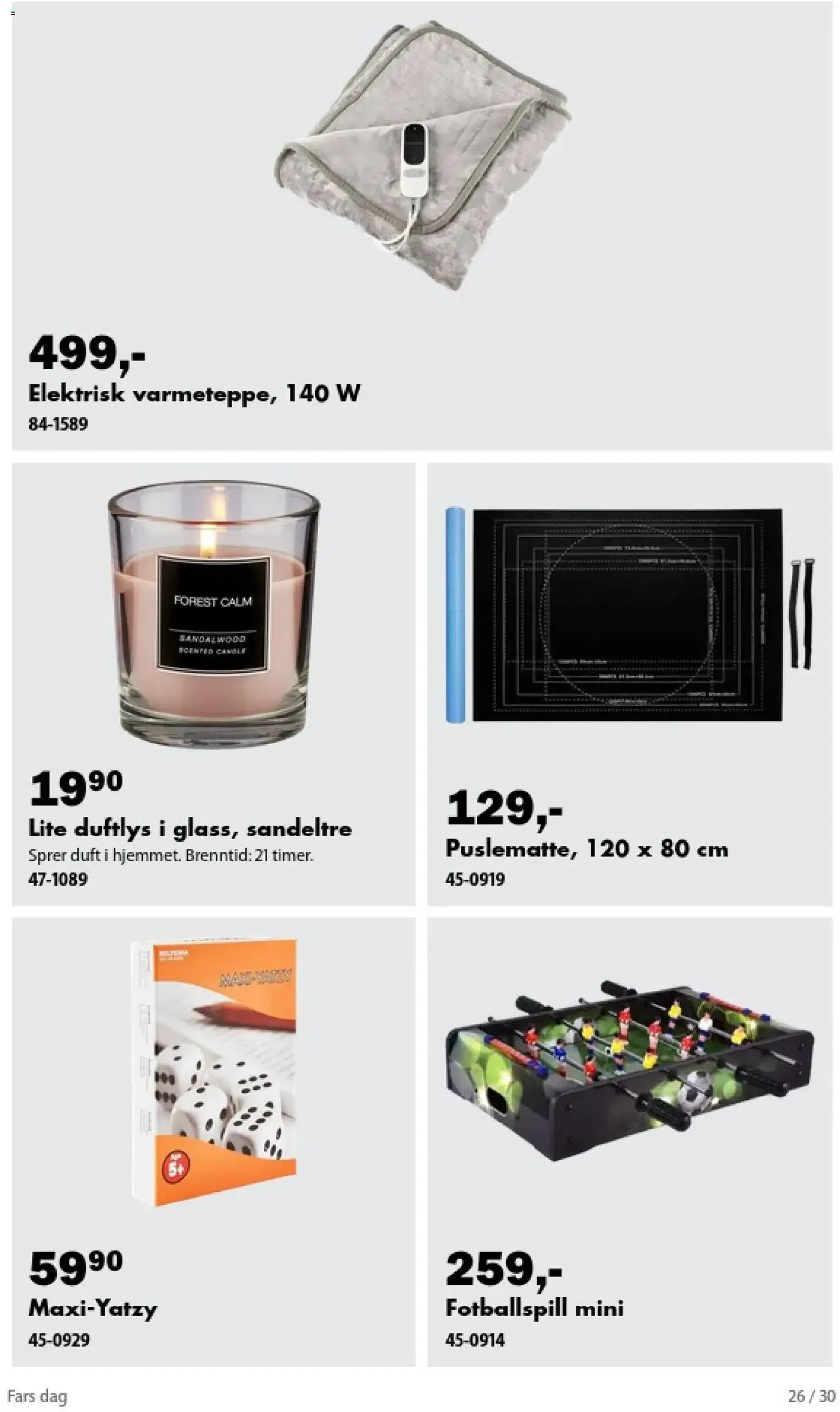 Biltema: Pappas favoritter! Husk farsdag 8. november! fra 26. oktober til 8. november 2026 - kundeavisside 26