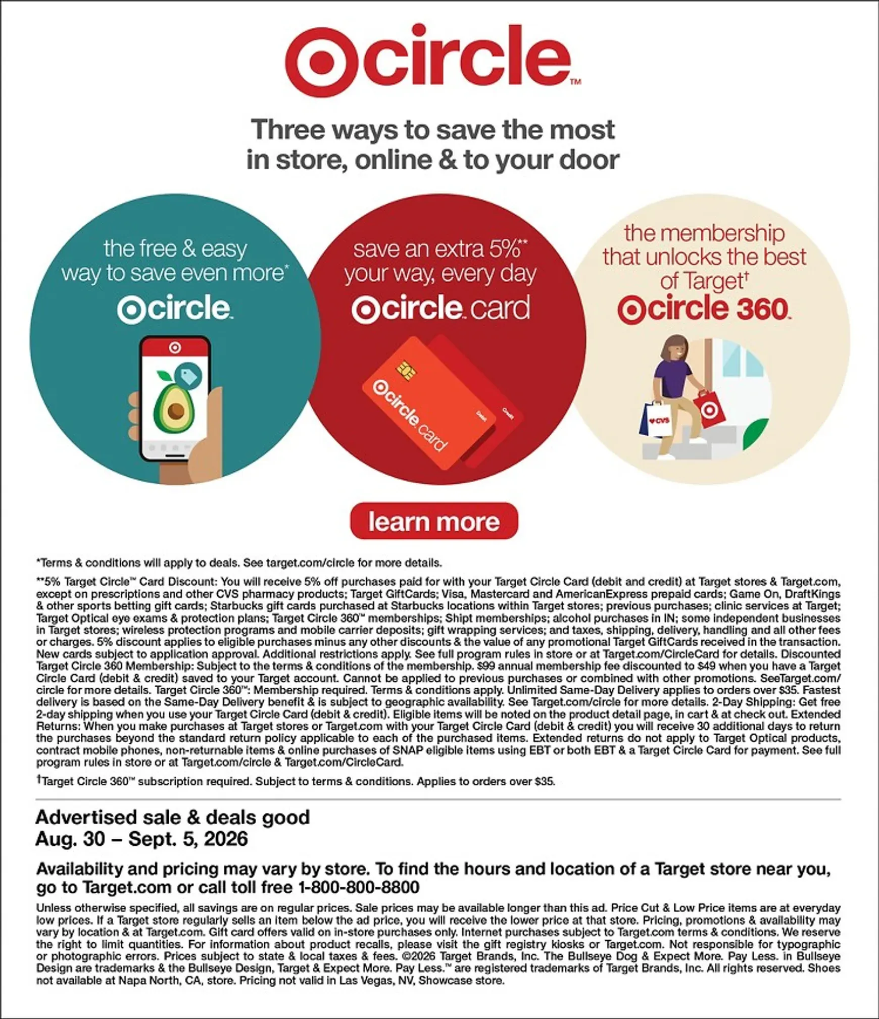 Weekly ad Target Labor Day Sale from August 30 to September 5 2026 - Page 37
