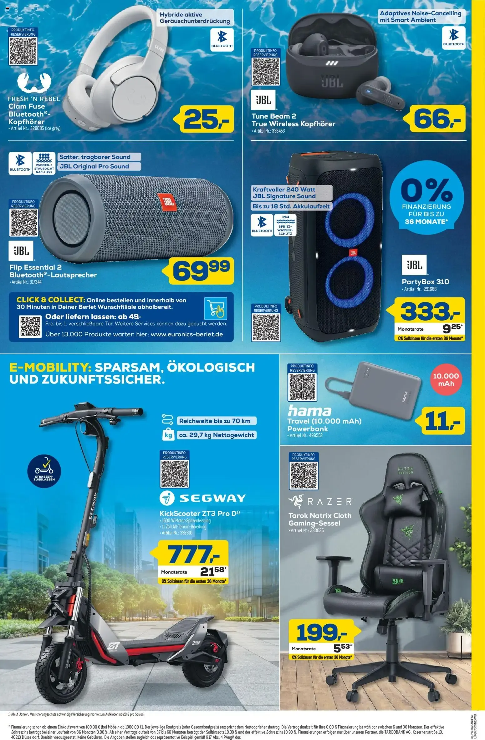 Euronics Berlet - Jeder Sommer hat seine Hits von 13. August bis 19. August 2026 - Prospekt seite 7