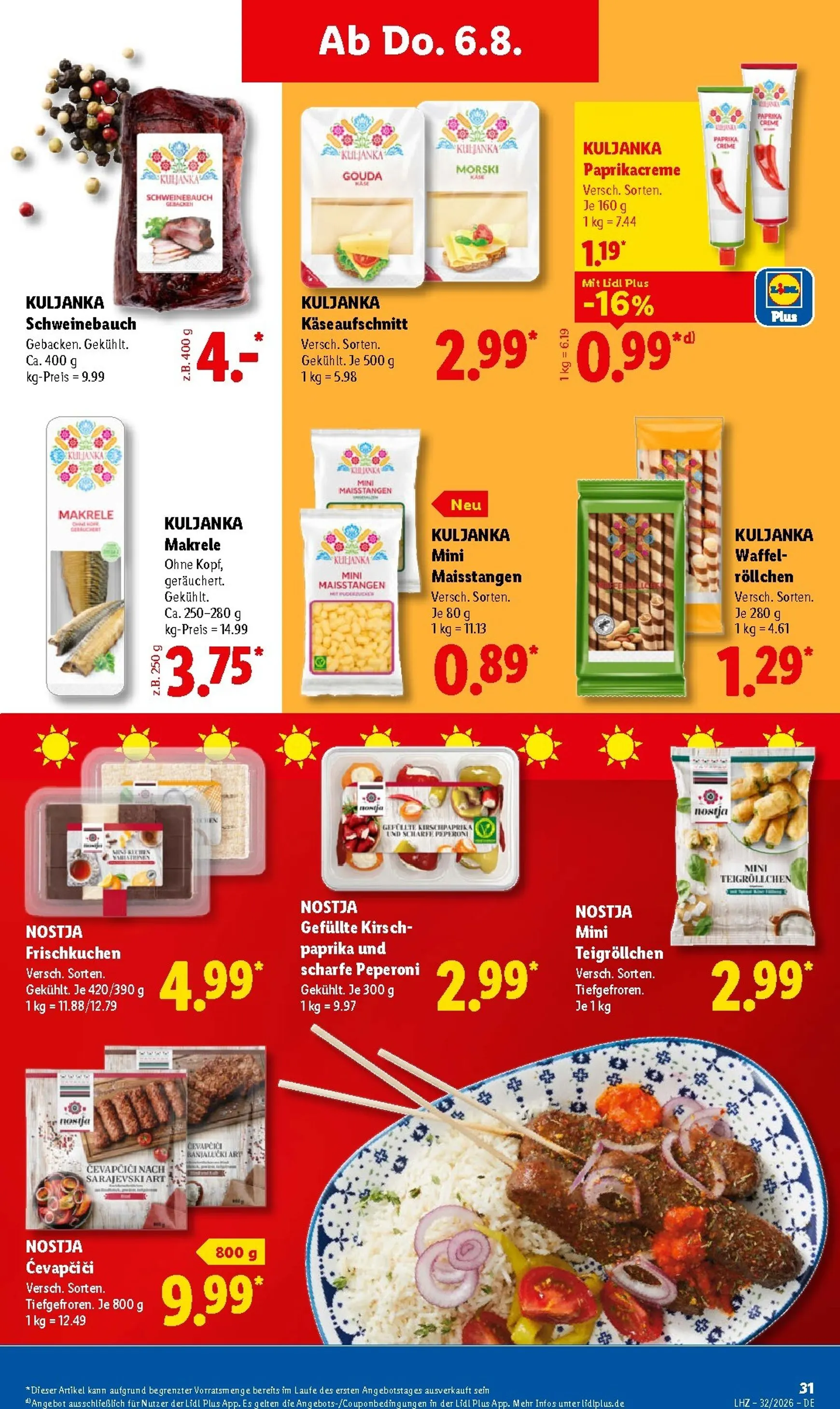 Lidl Prospekt – von Montag 03.08.2026 bis Samstag 08.08.2026 von 3. August bis 8. August 2026 - Prospekt seite 52