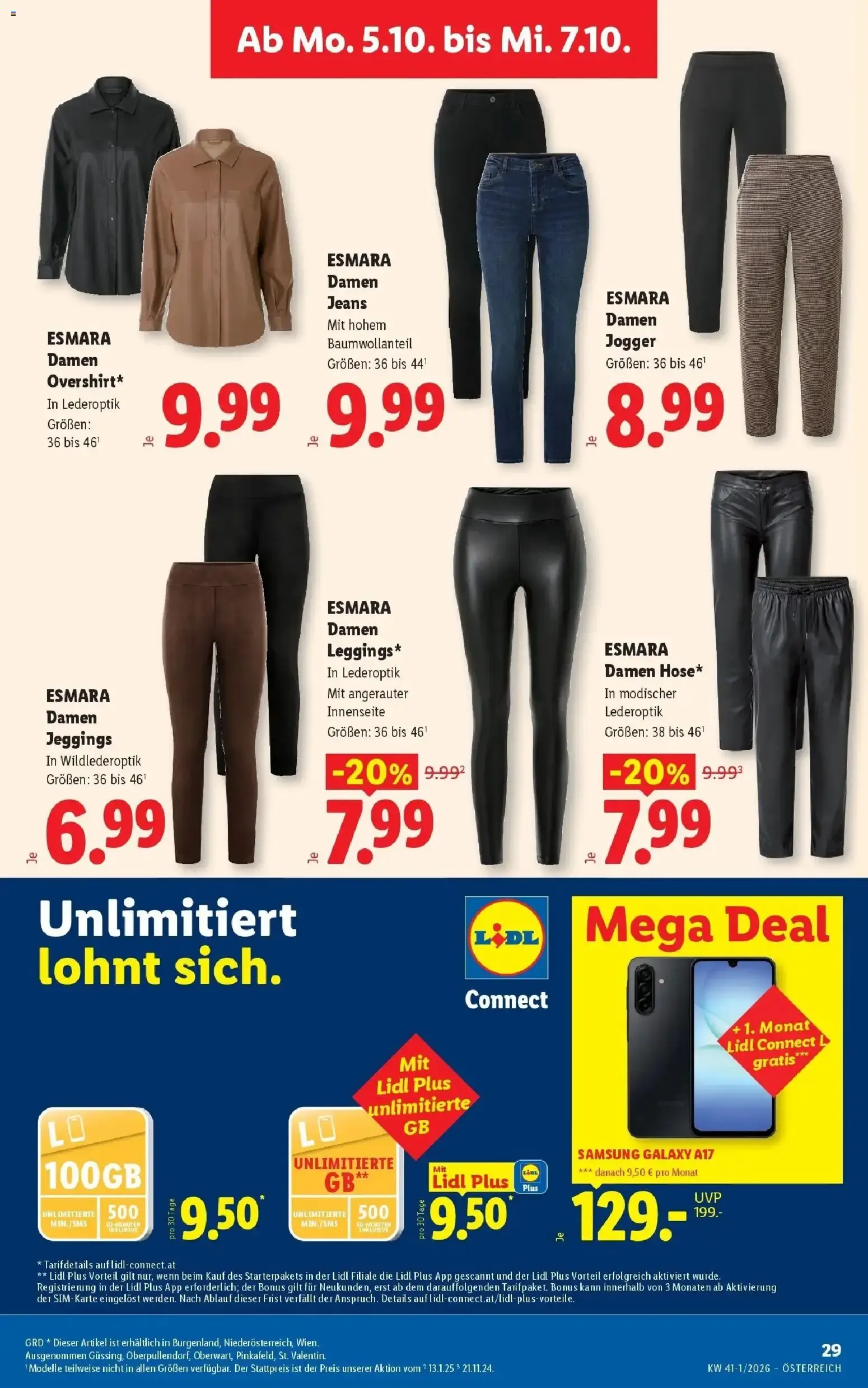 Lidl Aktion von 1. Oktober bis 3. Oktober 2026 - Flugblätt seite  34