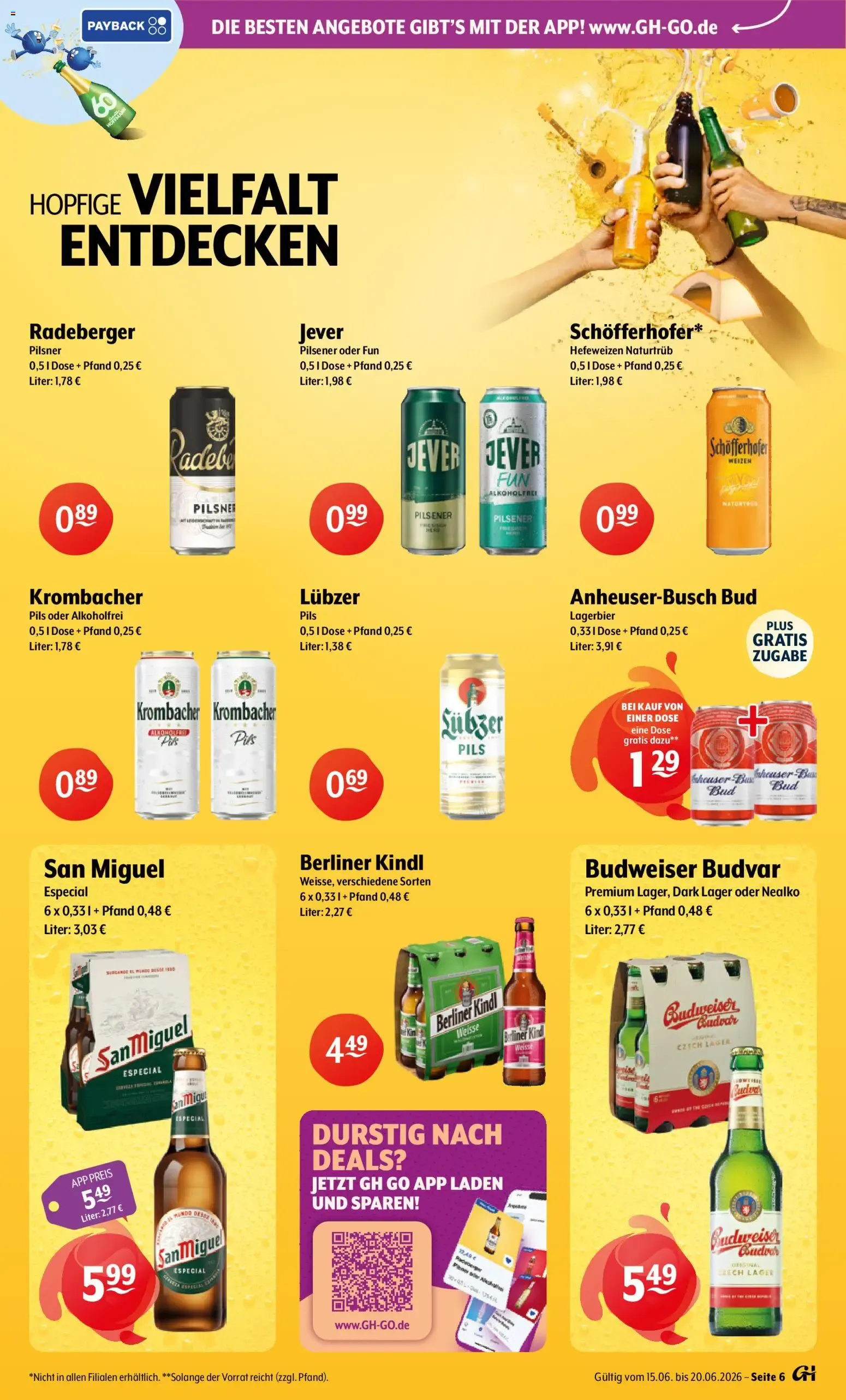 Getränke Hoffmann - Jubiläumsdeals von 15. Juni bis 20. Juni 2026 - Prospekt seite 6
